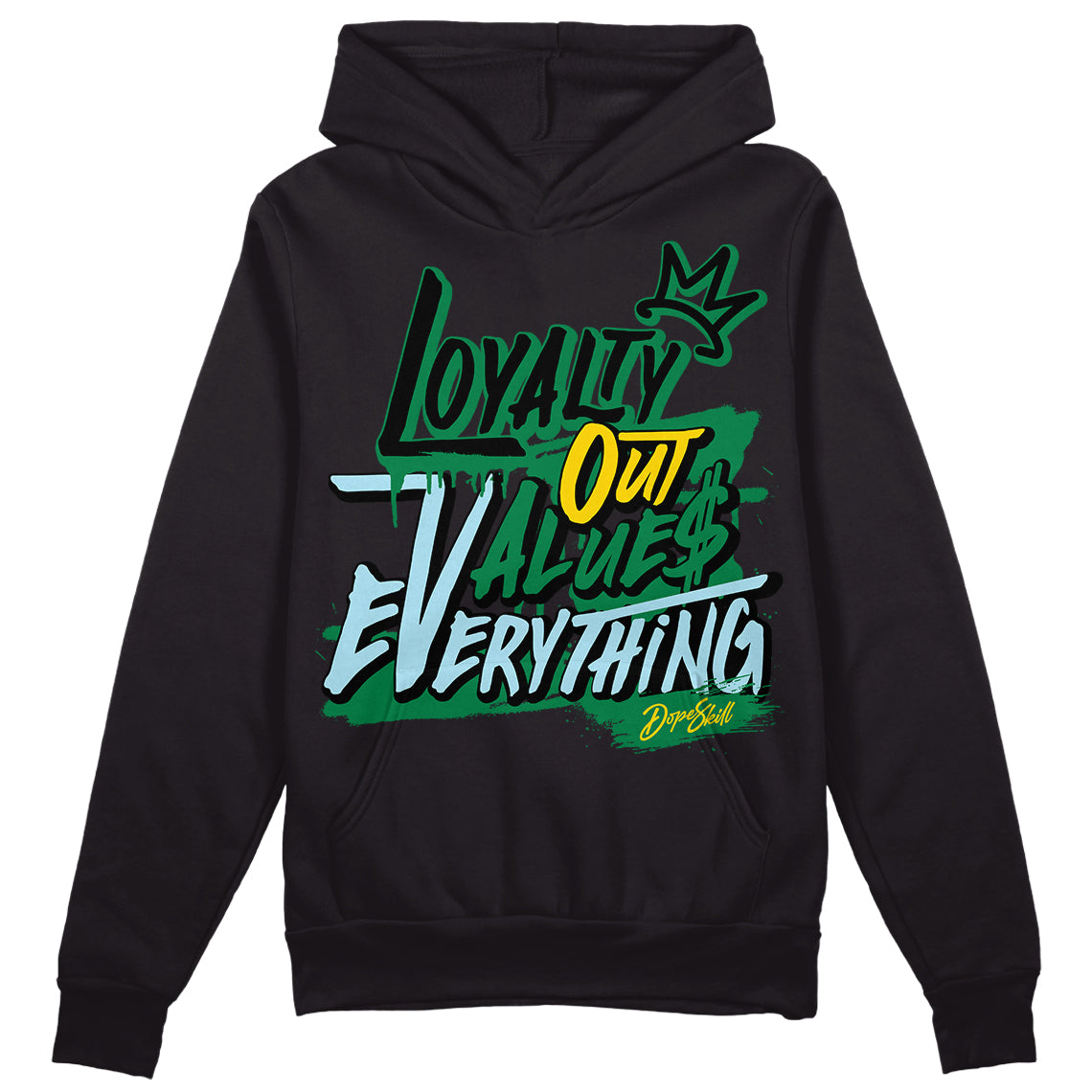 Lucky Green 5s superstreetwear Hoodie Sweatshirt LOVE Graphic