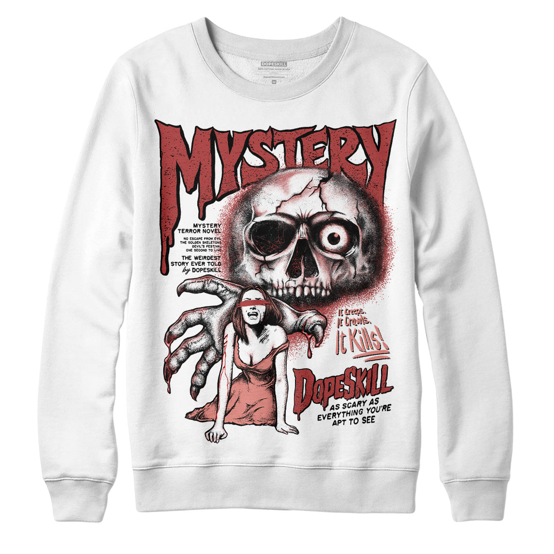 Dune Red 13s superstreetwear Sweatshirt Mystery Ghostly Grasp Graphic