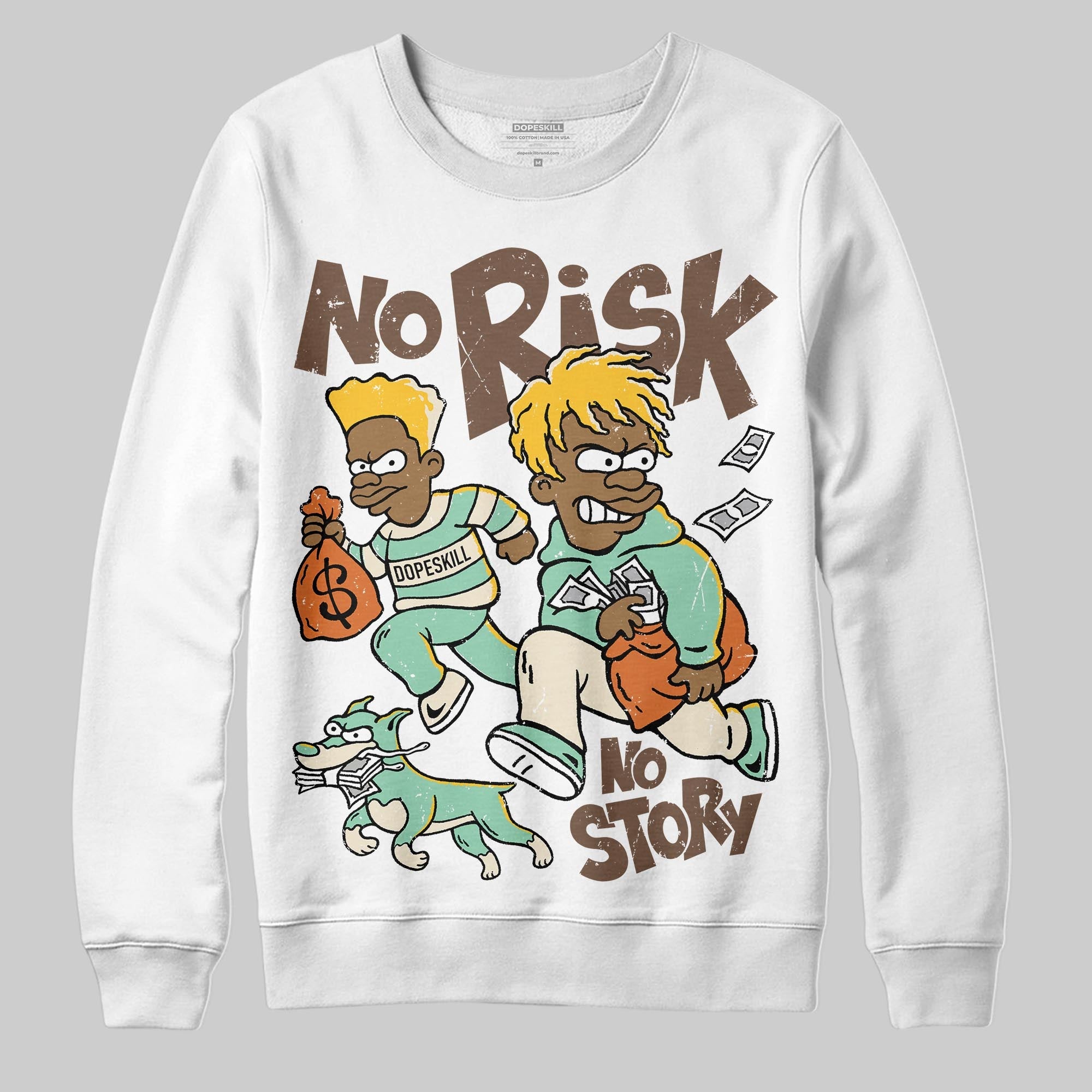SB Dunk ¡°Rodeo¡± superstreetwear Sweatshirt No Risk No Story Graphic