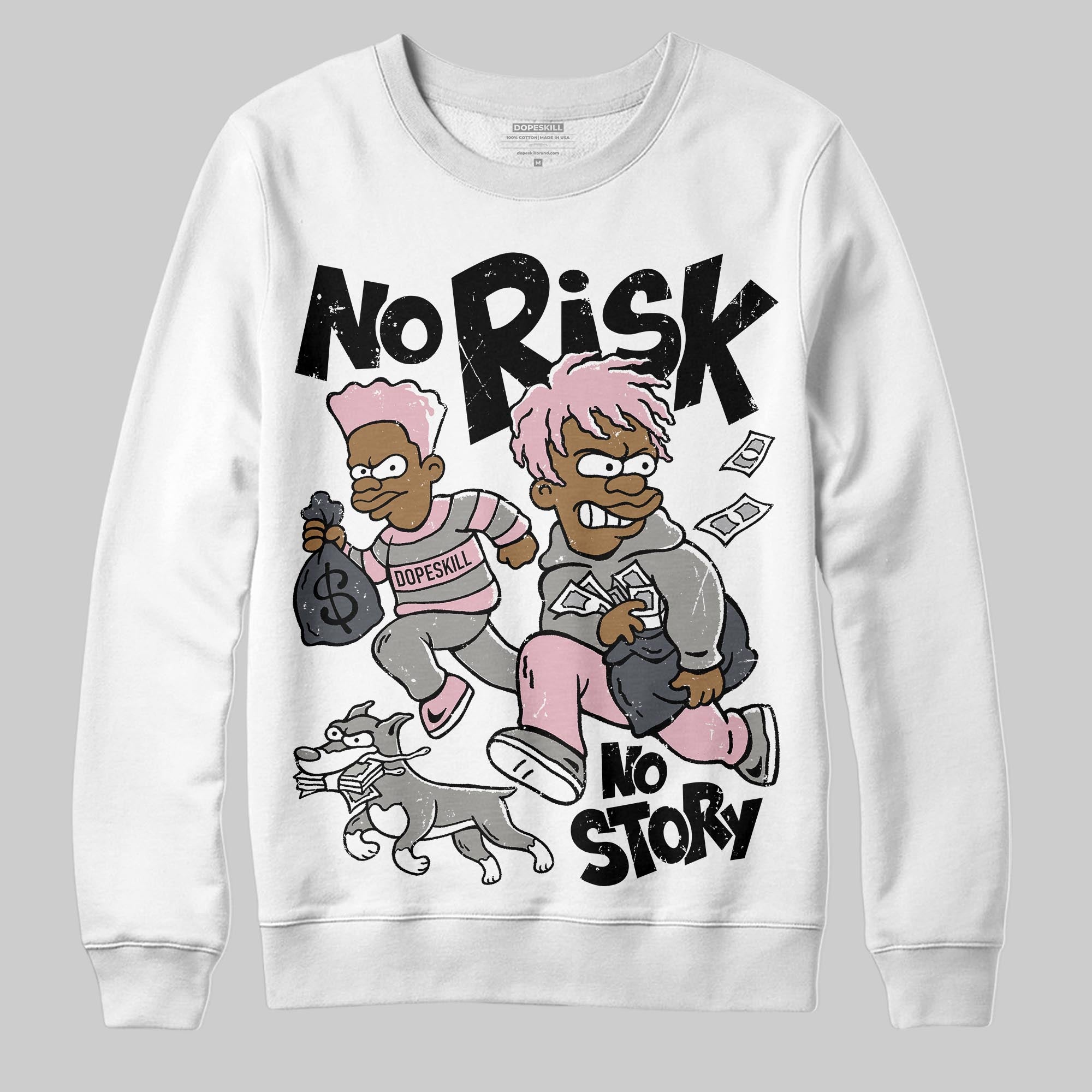 Max 95 OG ¡°Pink Foam¡± superstreetwear Sweatshirt No Risk No Story Graphic