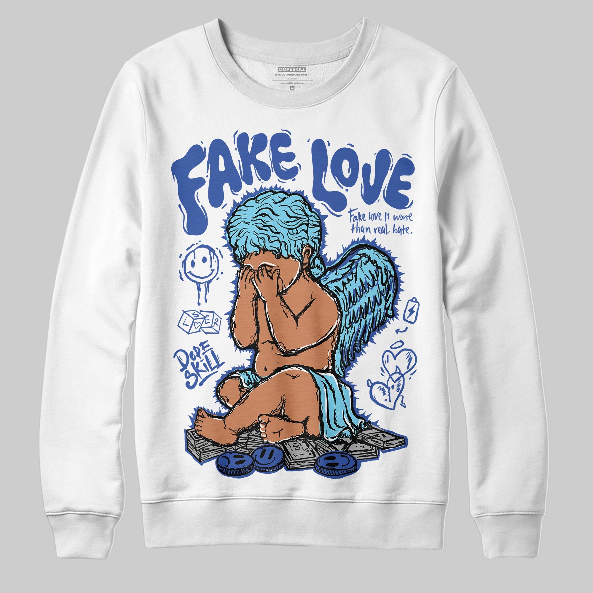 SB Dunk Argon superstreetwear Sweatshirt False Love Graphic