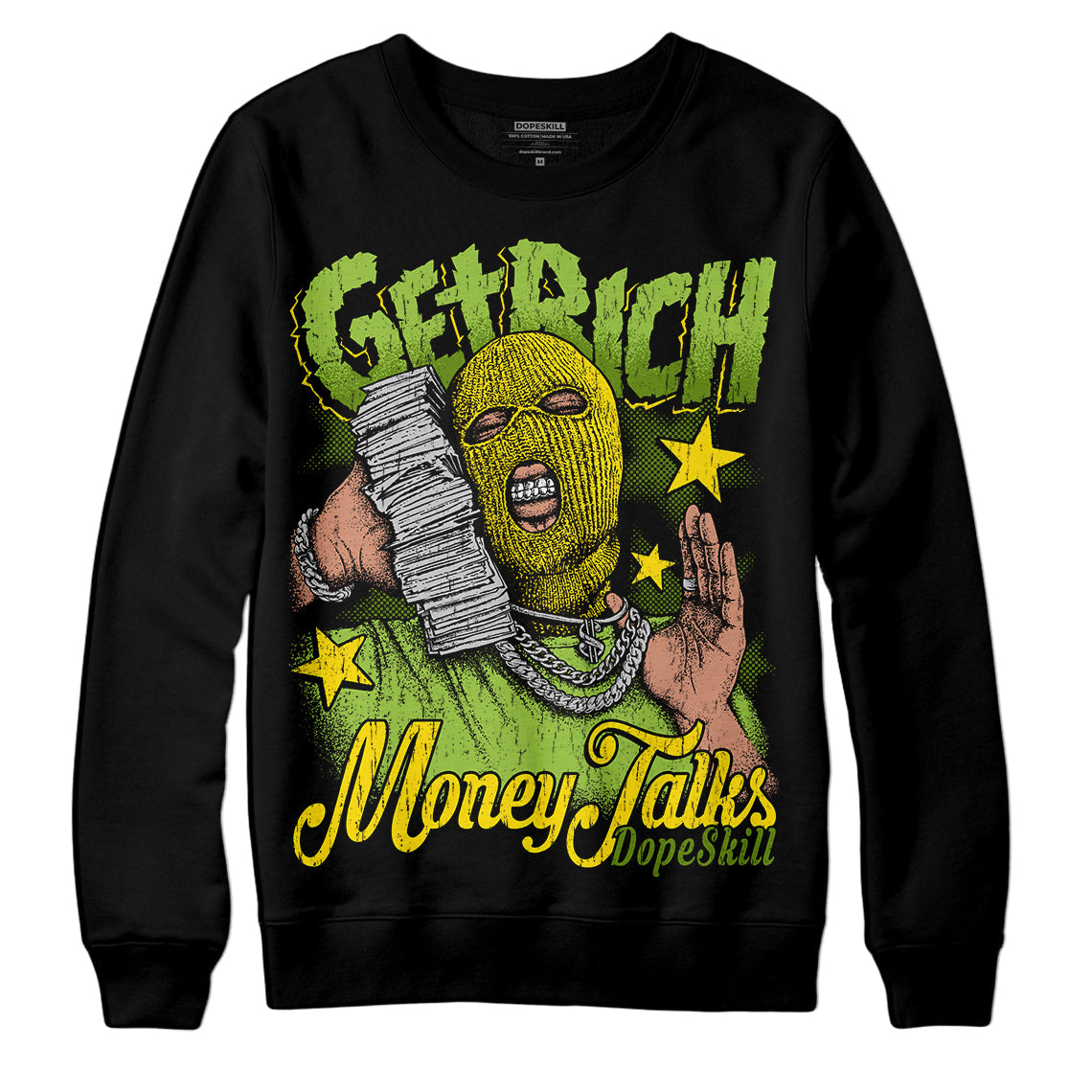 Dunk Low 'Chlorophyll' superstreetwear Sweatshirt Get Rich Graphic