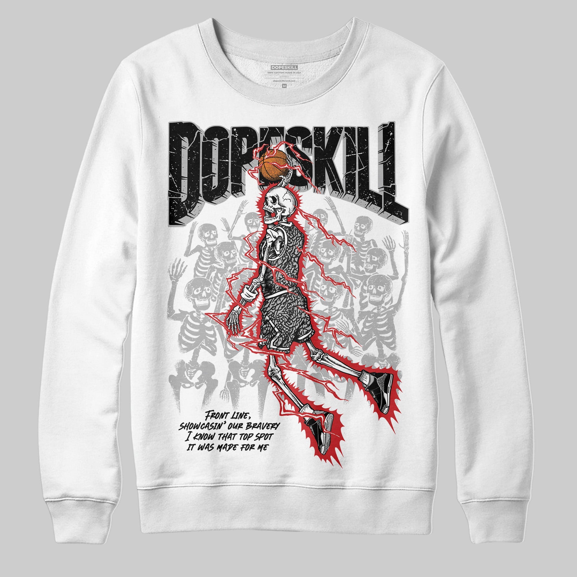 Black Cement 3s superstreetwear Sweatshirt Thunder Dunk Graphic