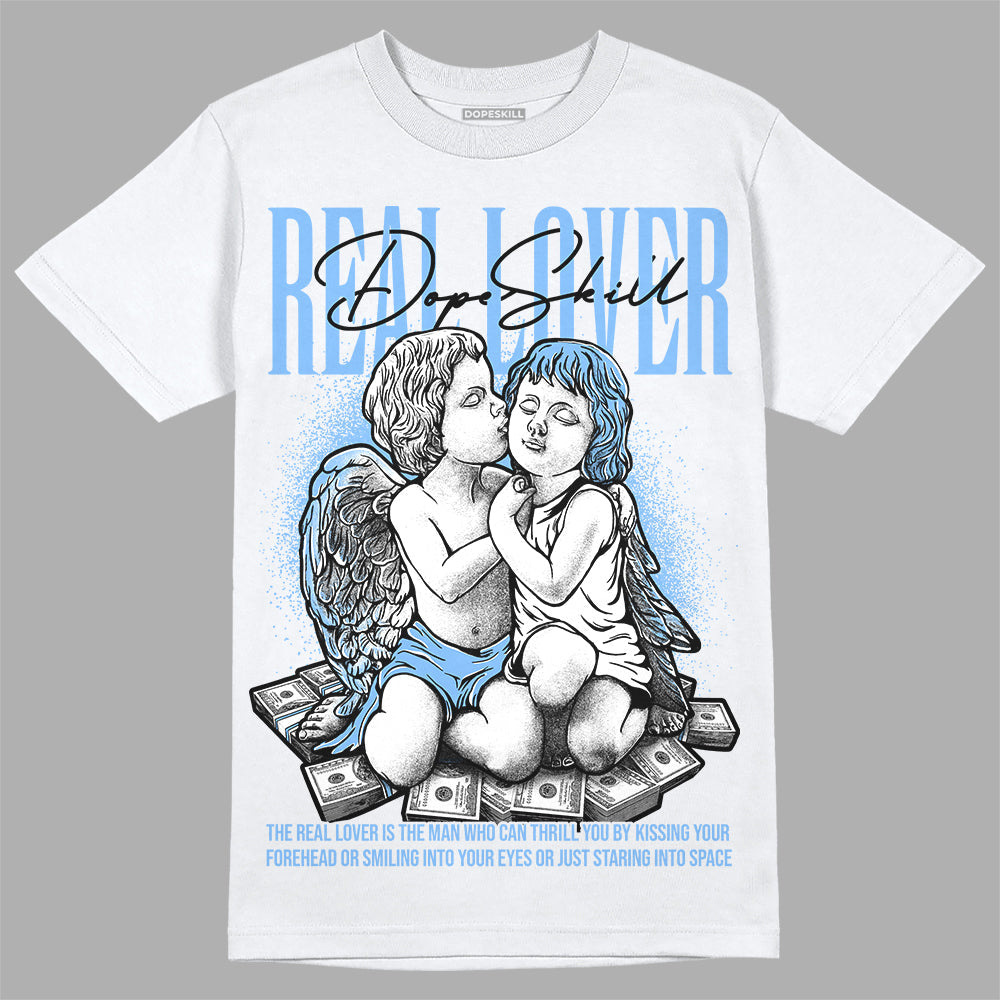 Powder Blue 9s superstreetwear T-Shirt Real Lover Graphic