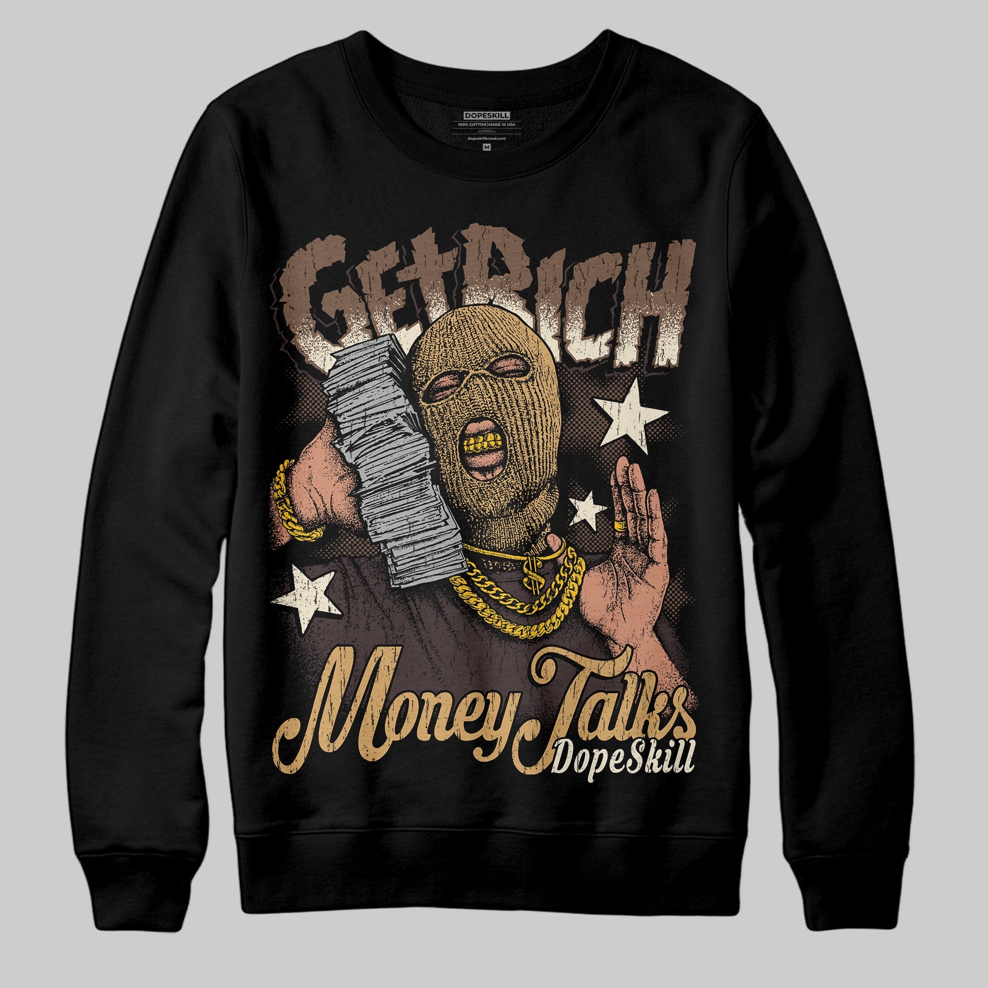 Earth 5s superstreetwear Sweatshirt Get Rich Graphic