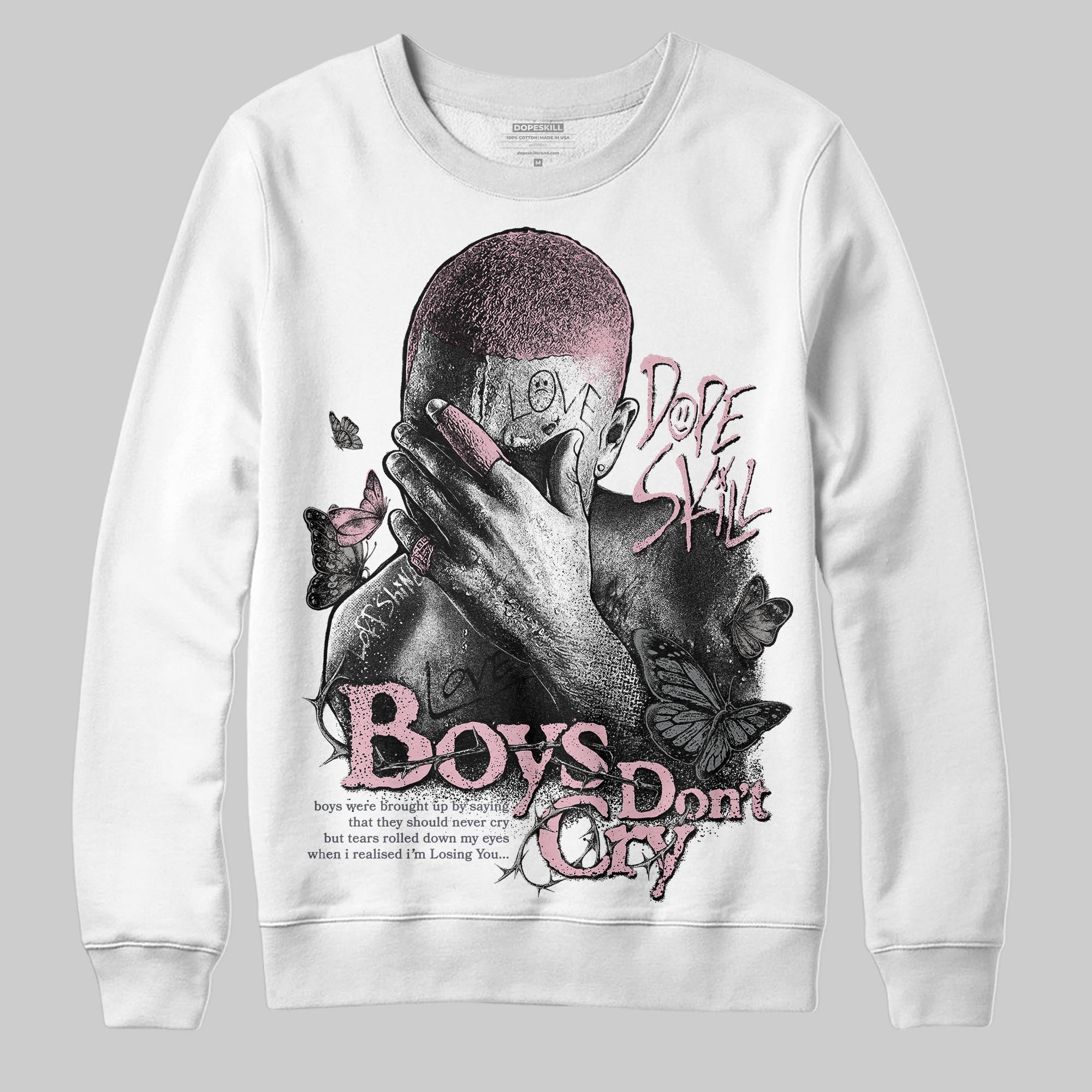 Max 95 OG ¡°Pink Foam¡± superstreetwear Sweatshirt Boys Don't Cry Graphic