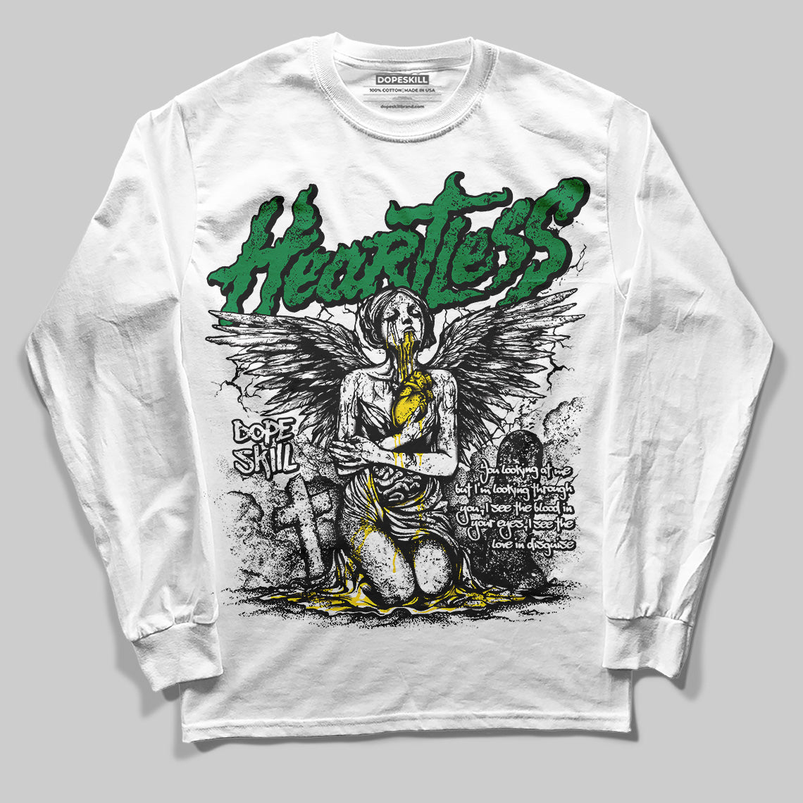 Dunk Reverse Brazil superstreetwear Long Sleeve T-Shirt Heartless Graphic