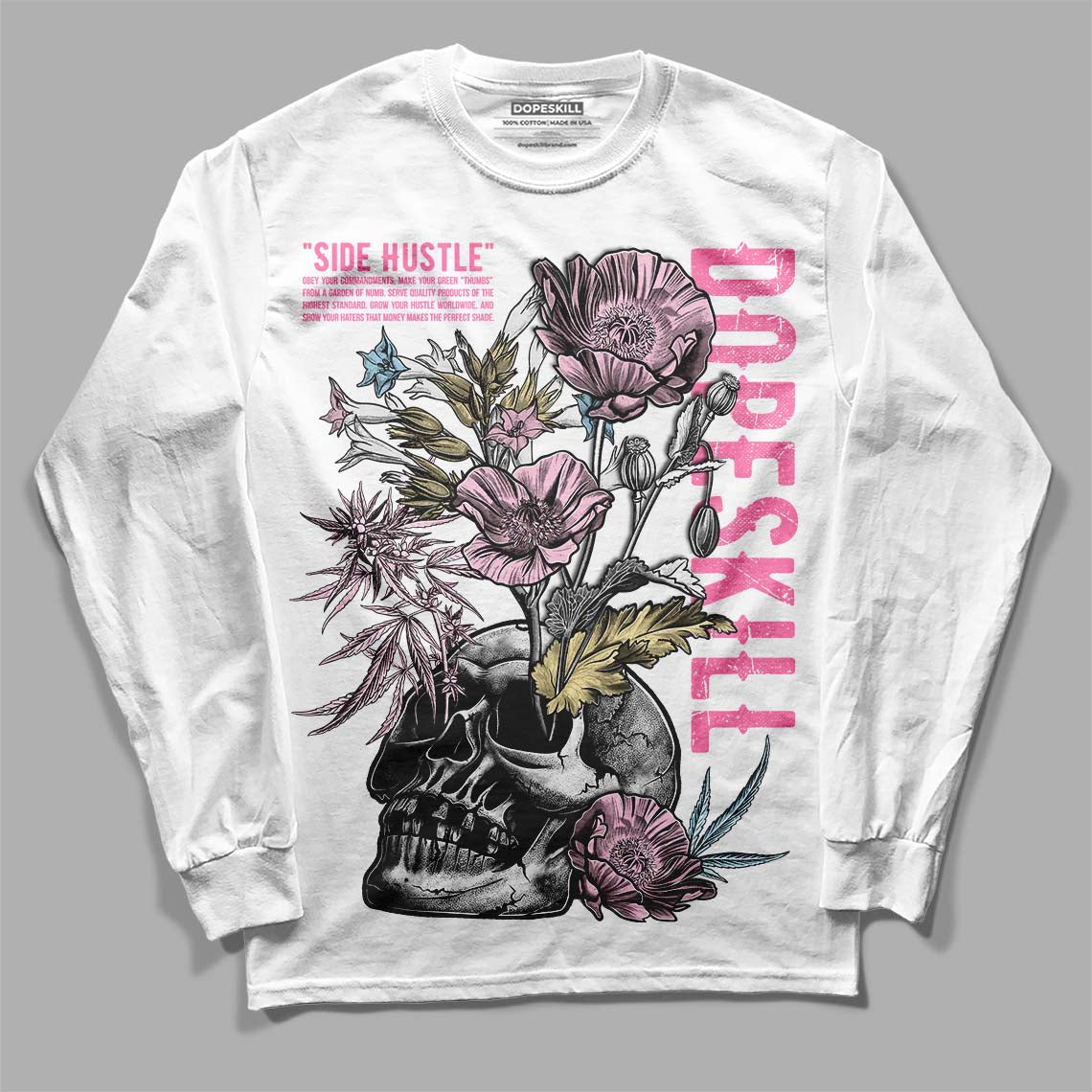 Dunk Low Pink Foam superstreetwear Long Sleeve T-Shirt Side Hustle Graphic