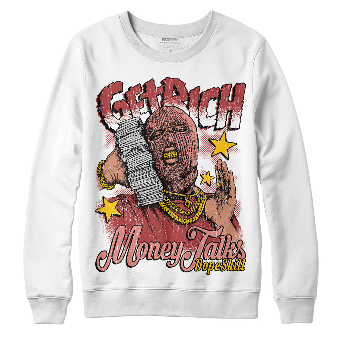 Dune Red 13s superstreetwear Sweatshirt Get Rich Graphic
