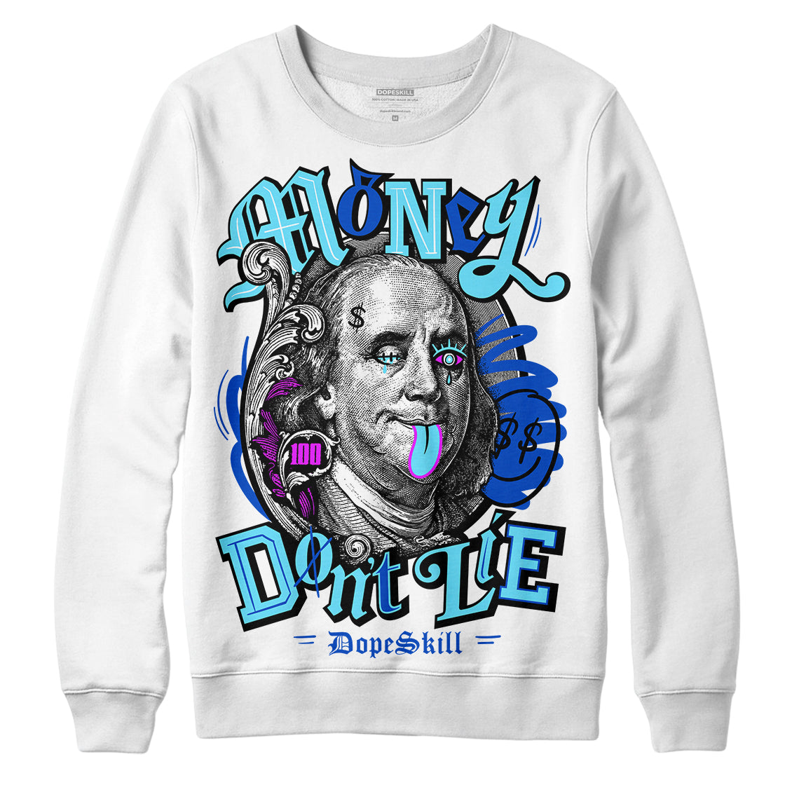 SB Dunk Argon superstreetwear Sweatshirt Money Don't Lie Graphic