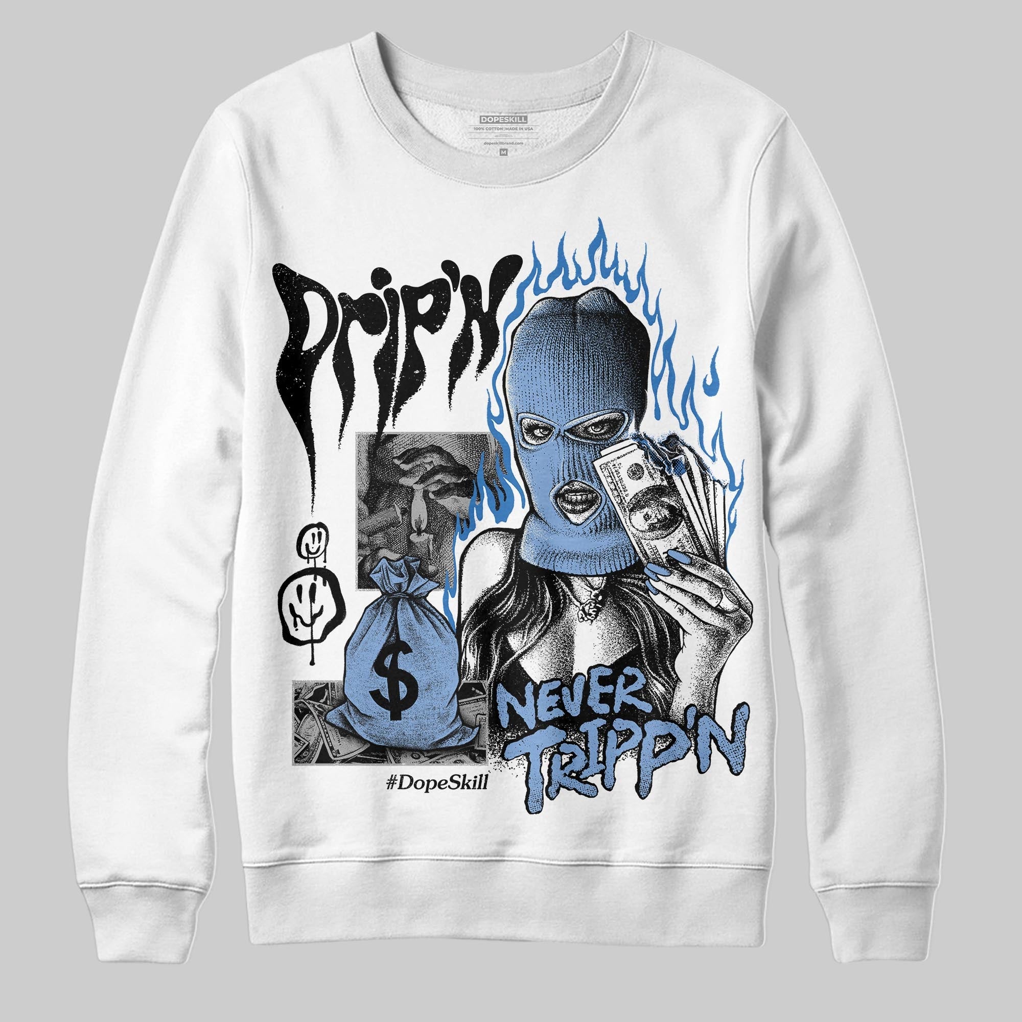Forget Me Not 4s superstreetwear Sweatshirt Drip'n Never Tripp'n Graphic