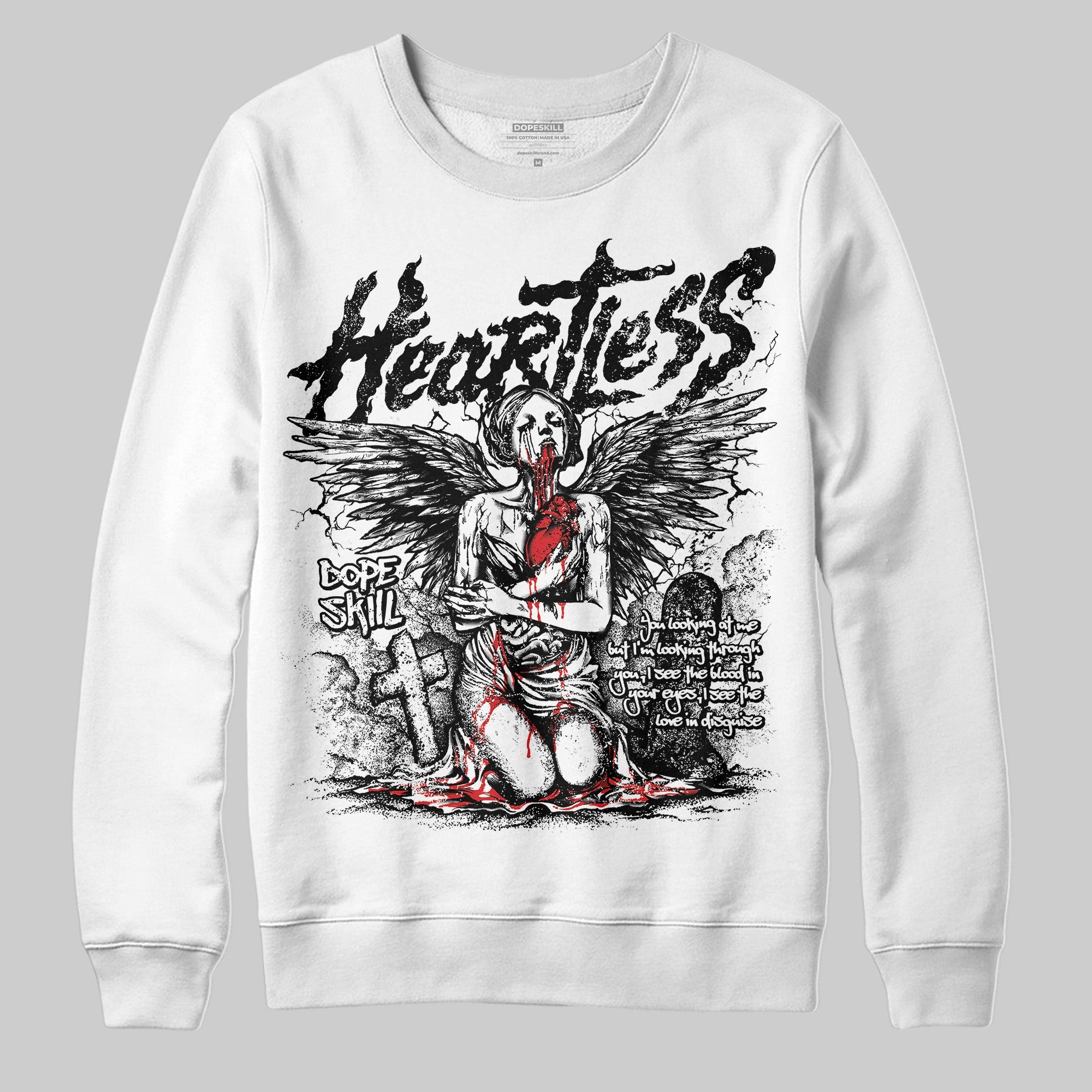 Dunk Panda White Black superstreetwear Sweatshirt Heartless Graphic