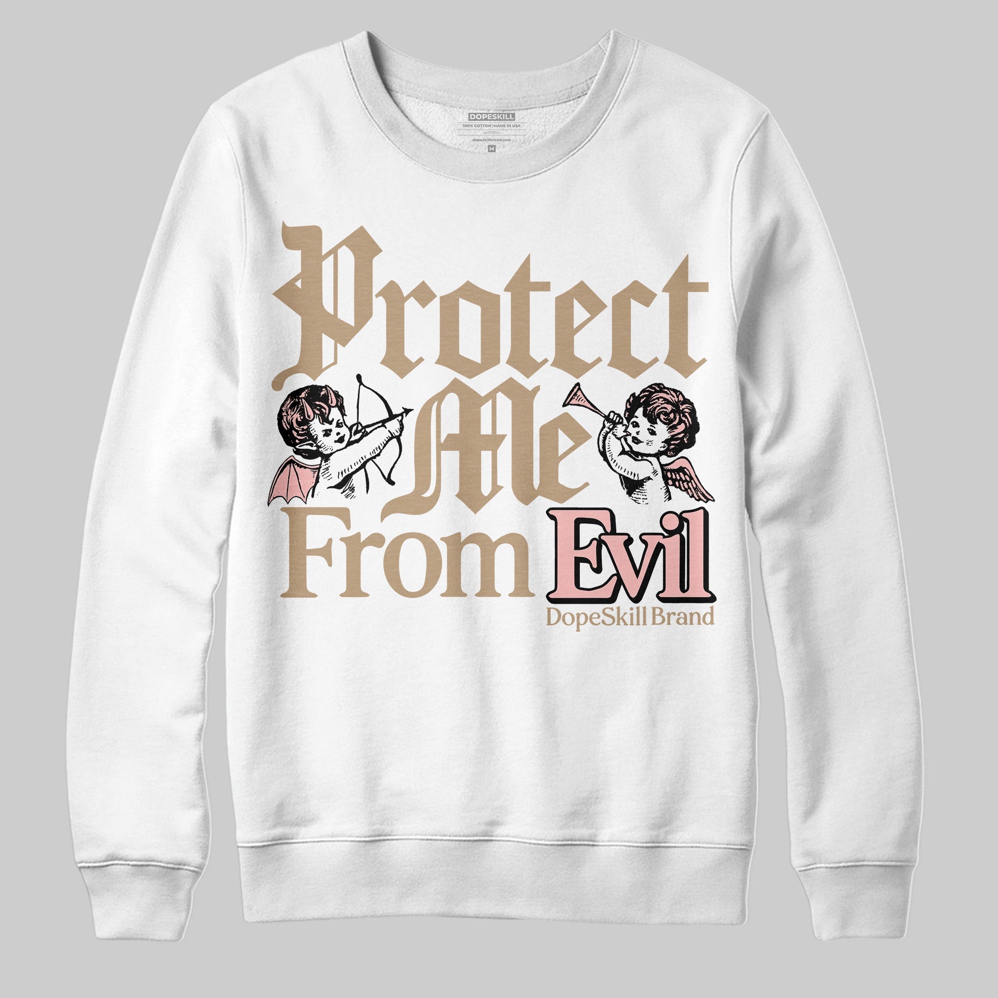 AIR FORCE 1 LINEN superstreetwear Sweatshirt Protect Me From Evil Graphic