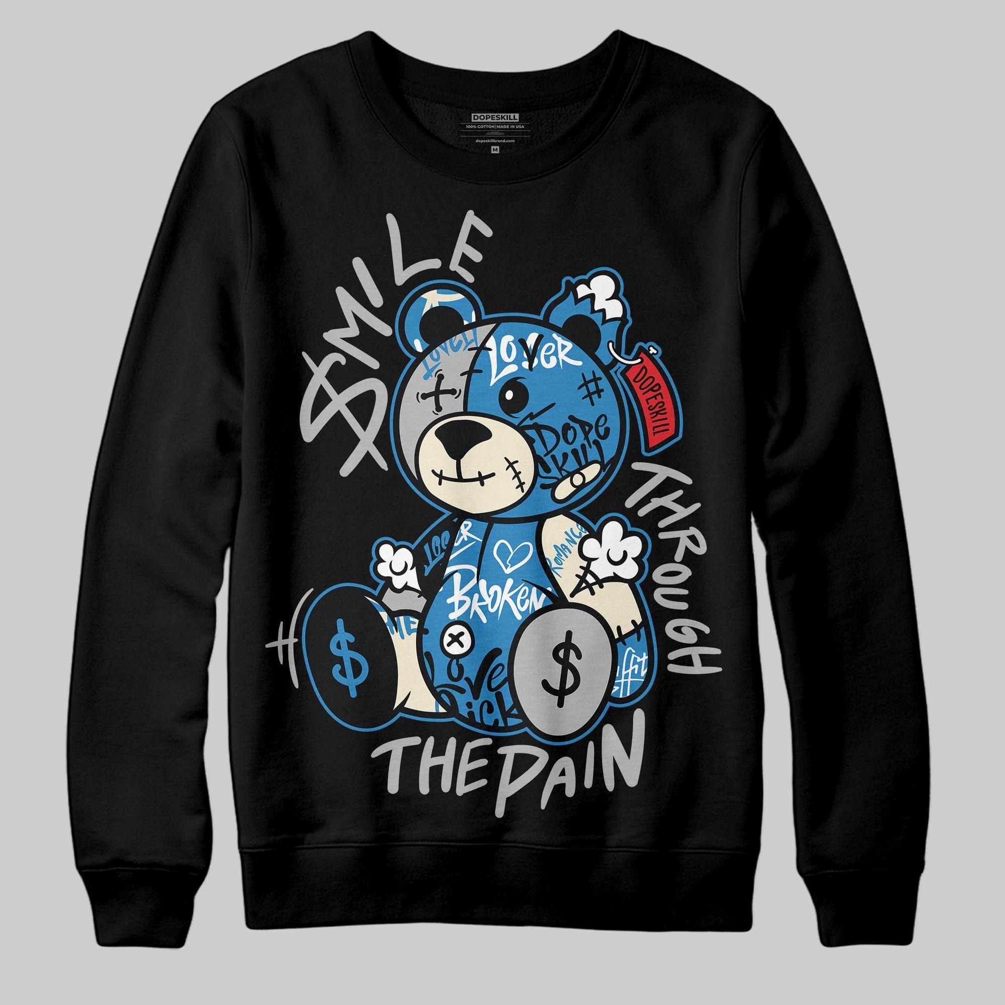 Rare Air 3s superstreetwear Sweatshirt Smile Through The Pain Graphic