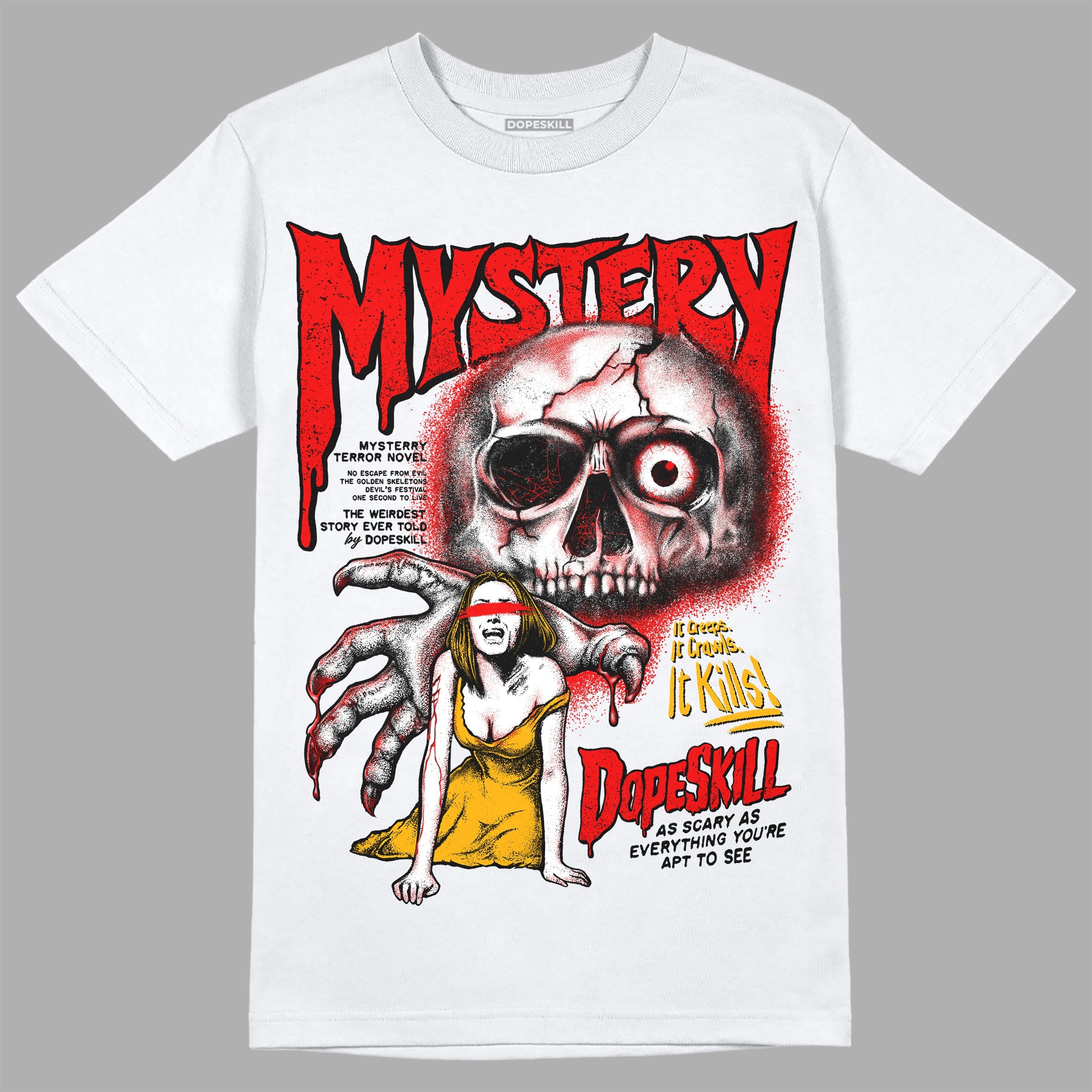 Red Collection superstreetwear T-Shirt Mystery Ghostly Grasp Graphic