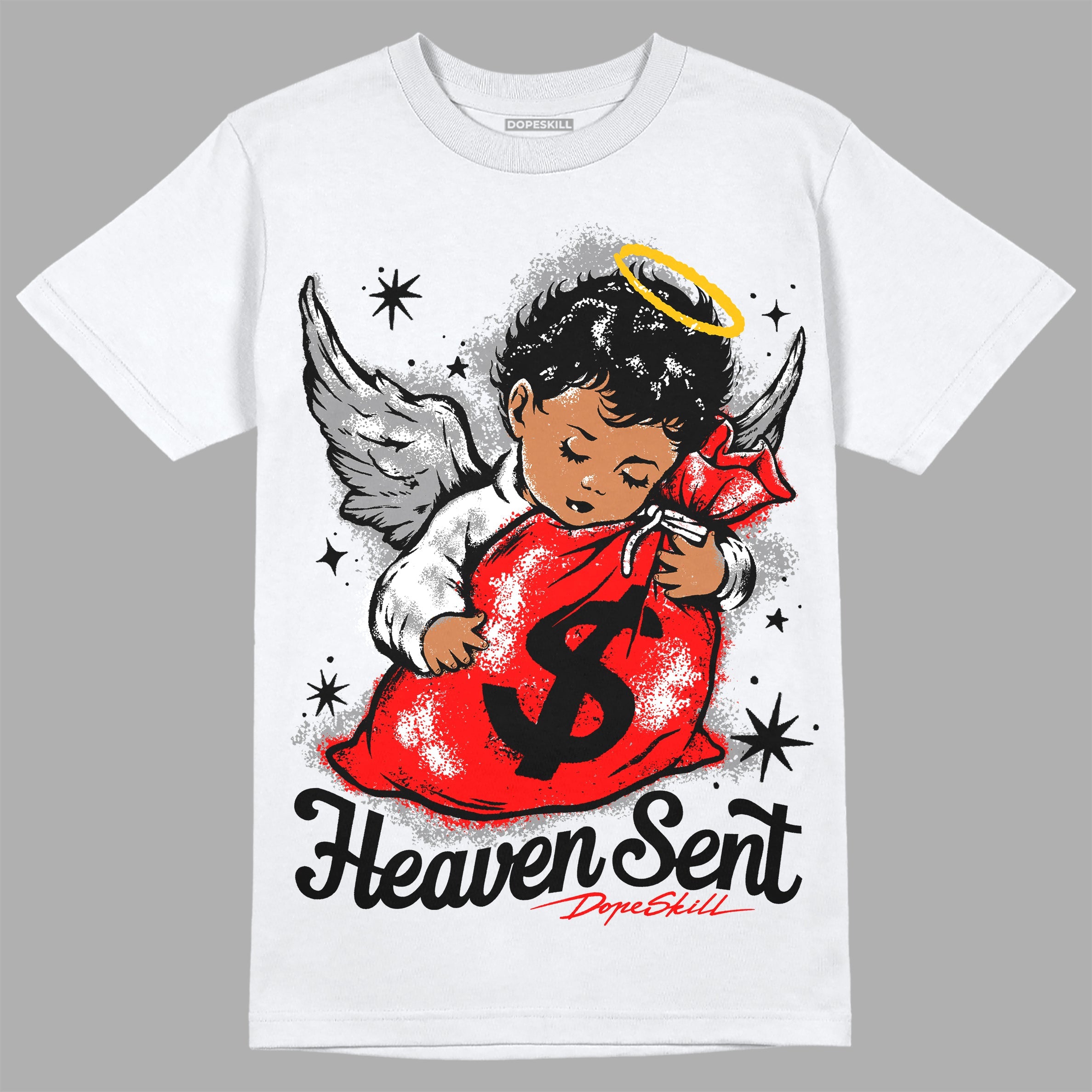 Black and White Collection superstreetwear T-Shirt Heaven Sent Graphic