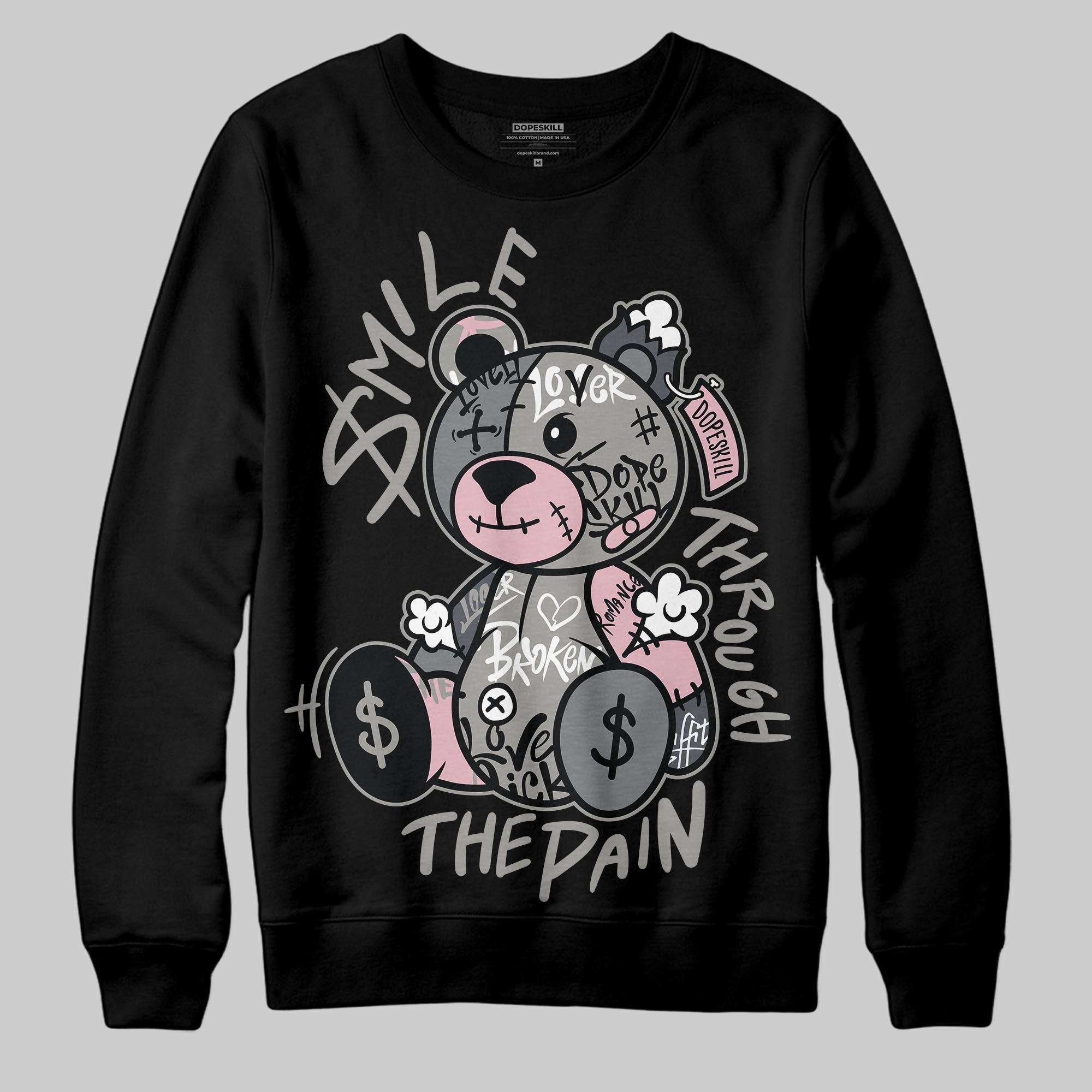 Max 95 OG ¡°Pink Foam¡± superstreetwear Sweatshirt Smile Through The Pain Graphic