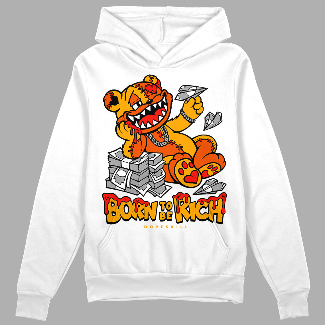 Black Taxi 12s superstreetwear Hoodie Sweatshirt Born To Be Rich Graphic