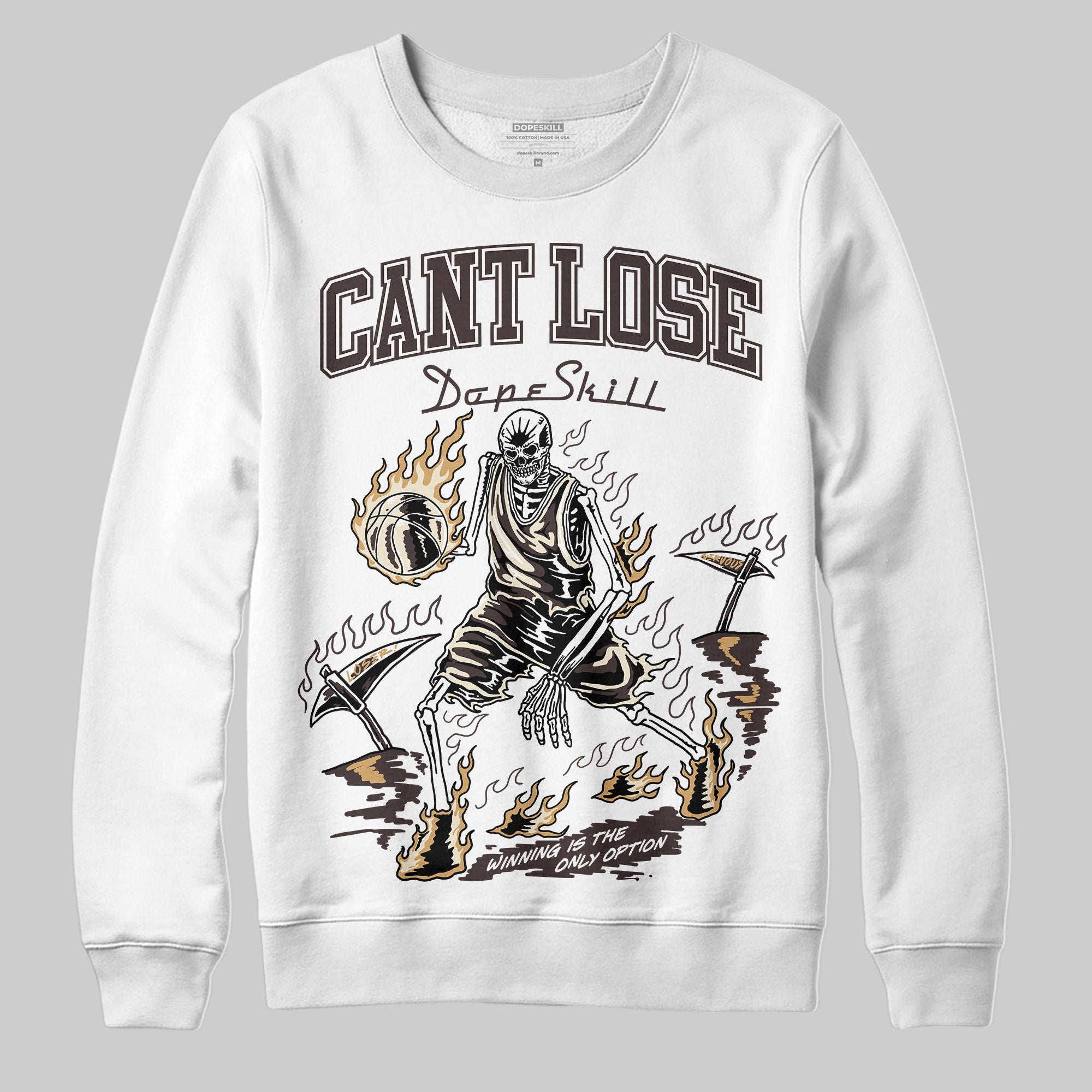 Earth 5s superstreetwear Sweatshirt Cant Lose Graphic