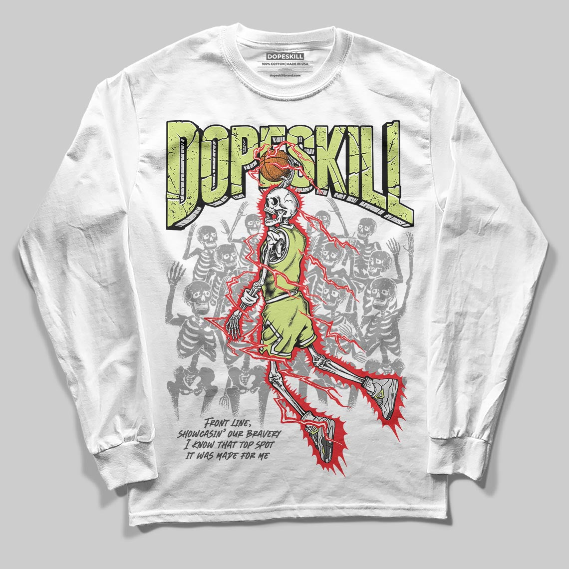Light Lemon Twist 4s superstreetwear Long Sleeve T-Shirt Thunder Dunk Graphic