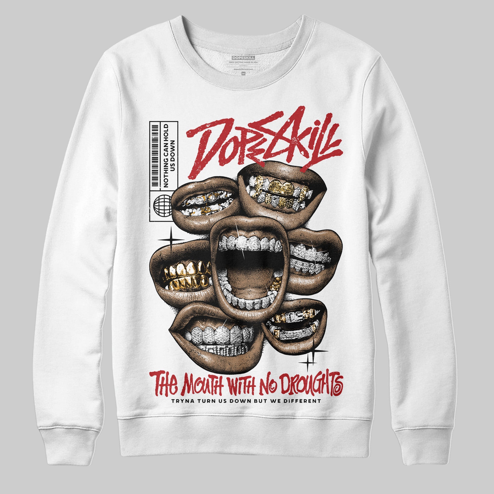 Black Toe Reimagined 1s superstreetwear Sweatshirt The Mouth With No Droughts Graphic