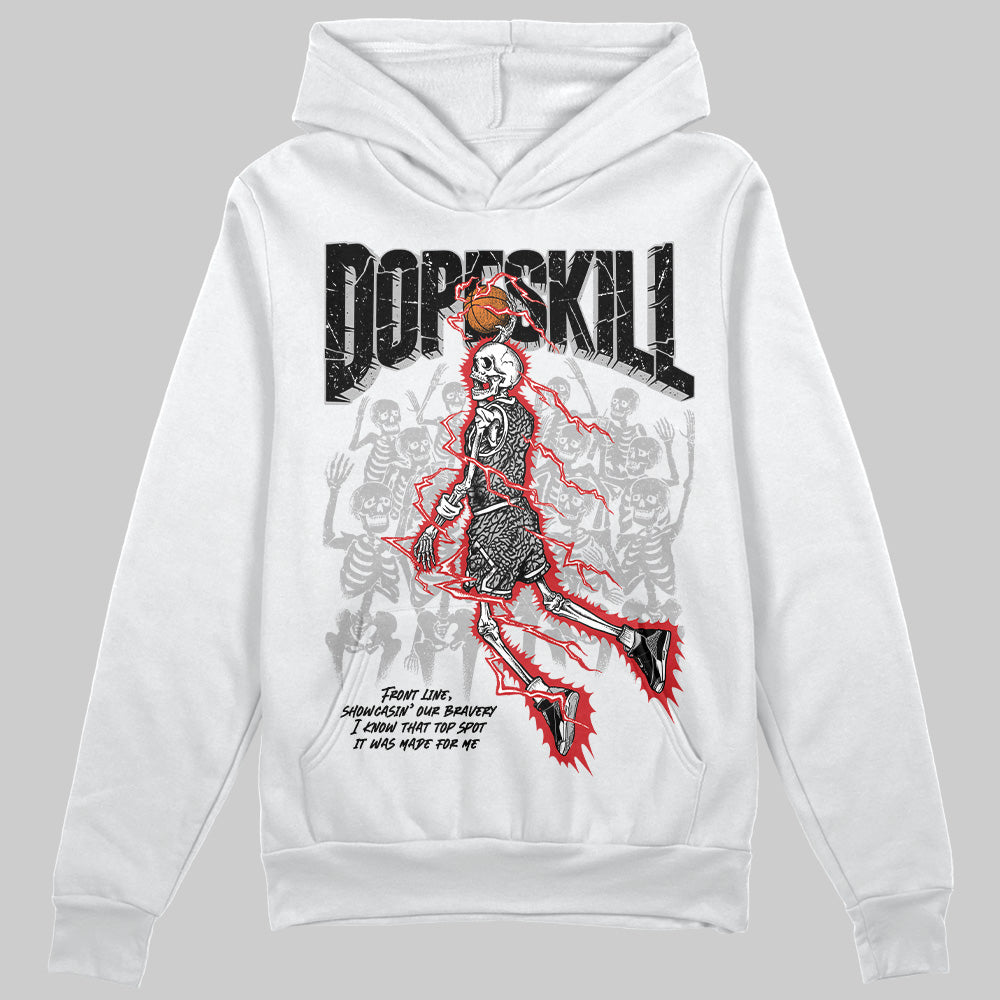 Black Cement 3s superstreetwear Hoodie Sweatshirt Thunder Dunk Graphic