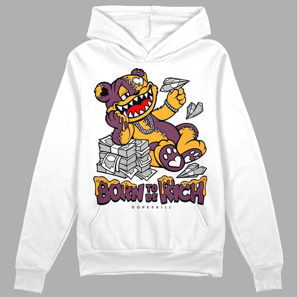 Brotherhood 1s High OG superstreetwear Hoodie Sweatshirt Born To Be Rich Graphic