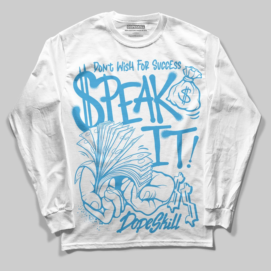 UNC Reimagined 1s superstreetwear Long Sleeve T-Shirt Speak It Graphic