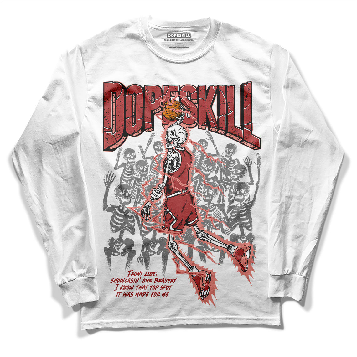 Dune Red 13s superstreetwear Long Sleeve T-Shirt Thunder Dunk Graphic