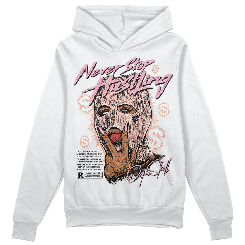 Legend Pink 11s superstreetwear Hoodie Sweatshirt Never Stop Hustling Graphic