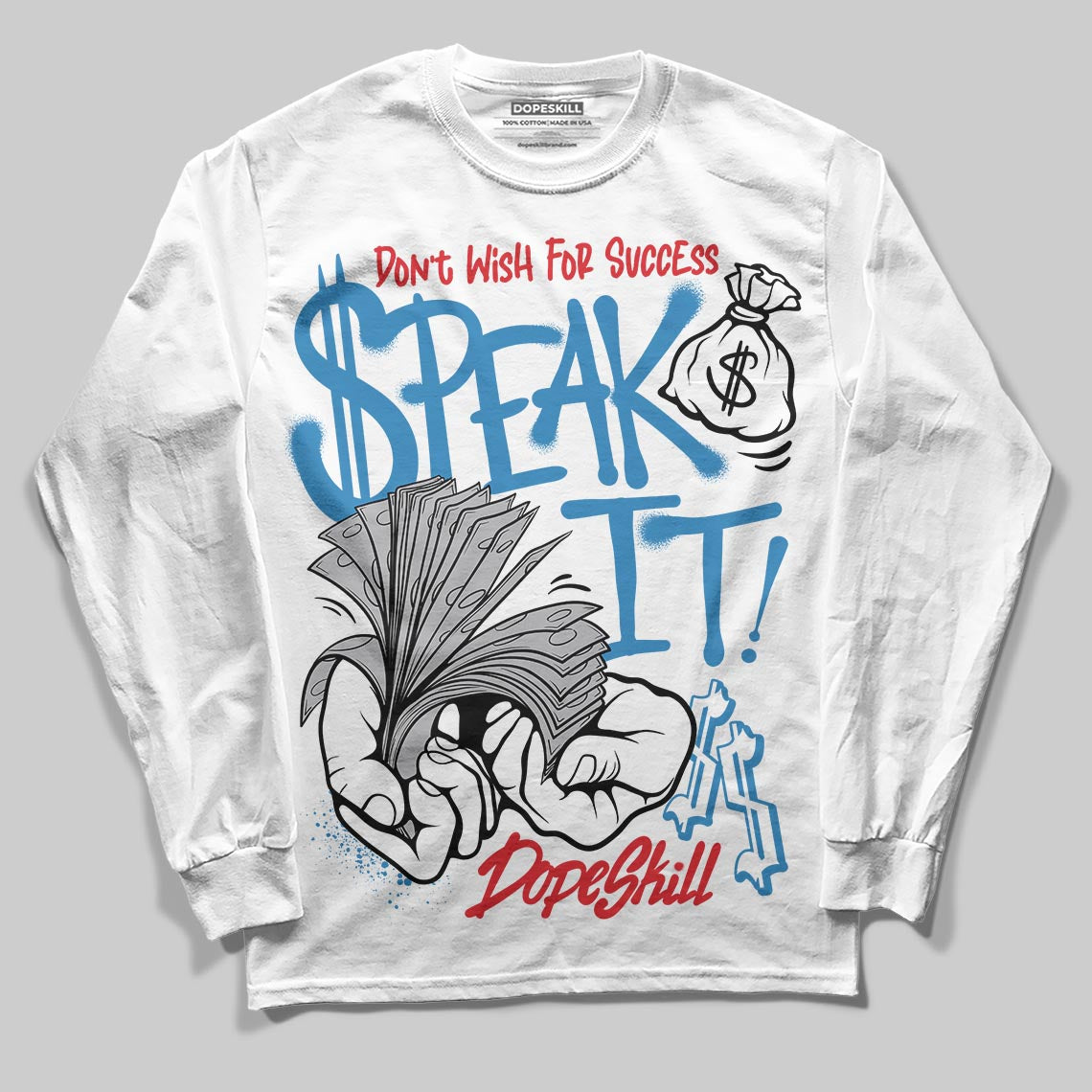 Rare Air 3s superstreetwear Long Sleeve T-Shirt Speak It Graphic