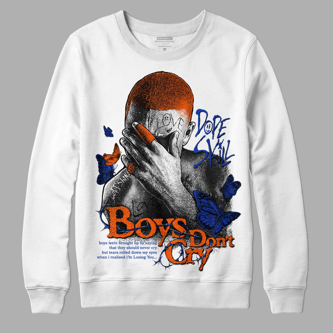 Dunk Low Futura Orange Blaze superstreetwear Sweatshirt Boys Don't Cry Graphic