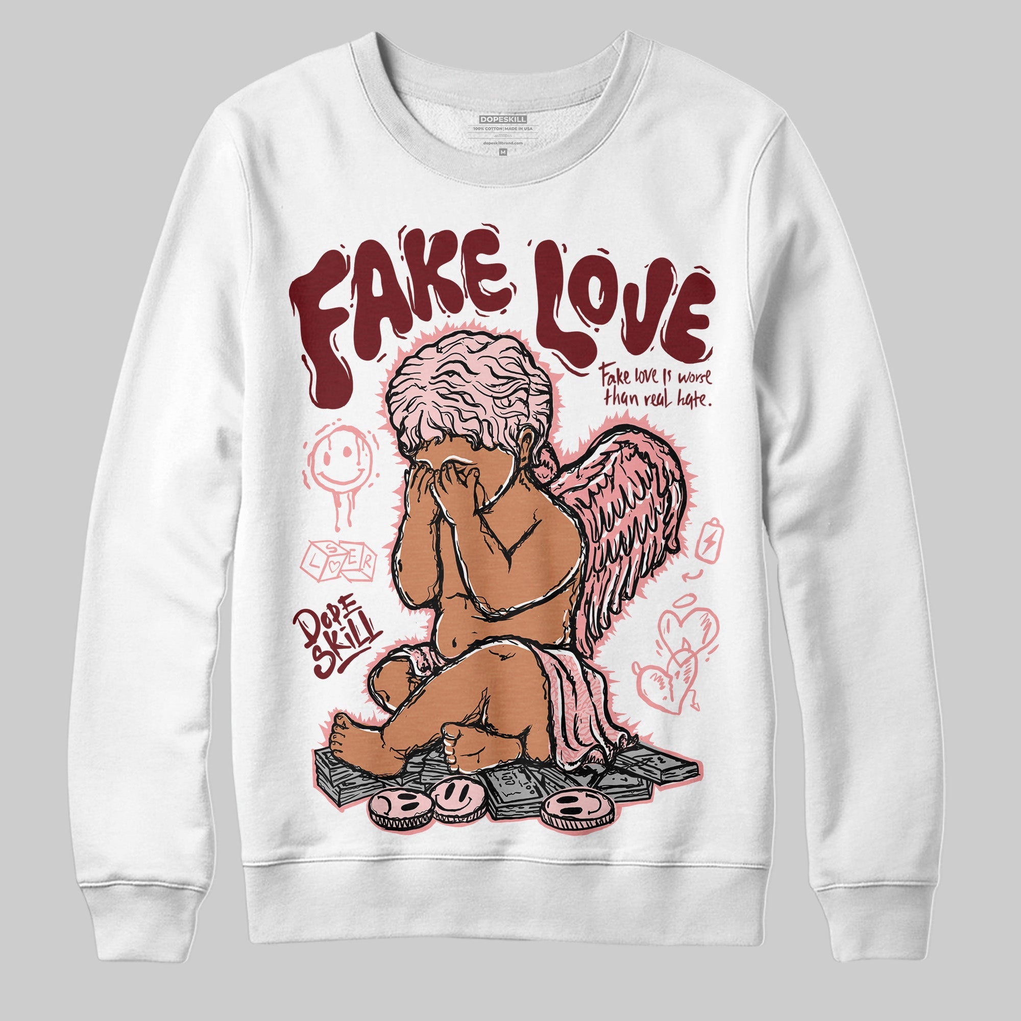 VALENTINE'S Day 3s superstreetwear Sweatshirt False Love Graphic