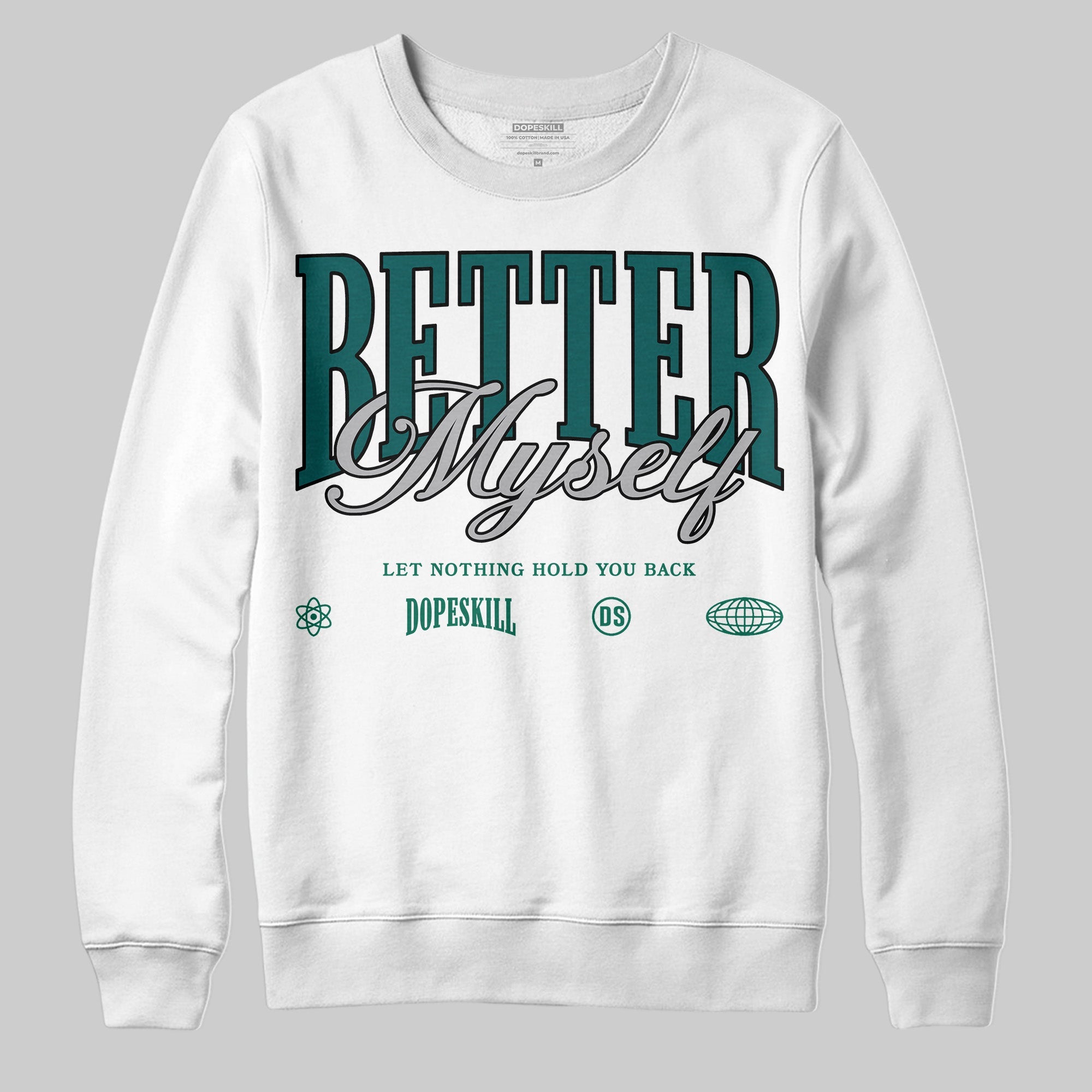 Gel 1130 White Dark Neptune superstreetwear Sweatshirt Better Myself Graphic