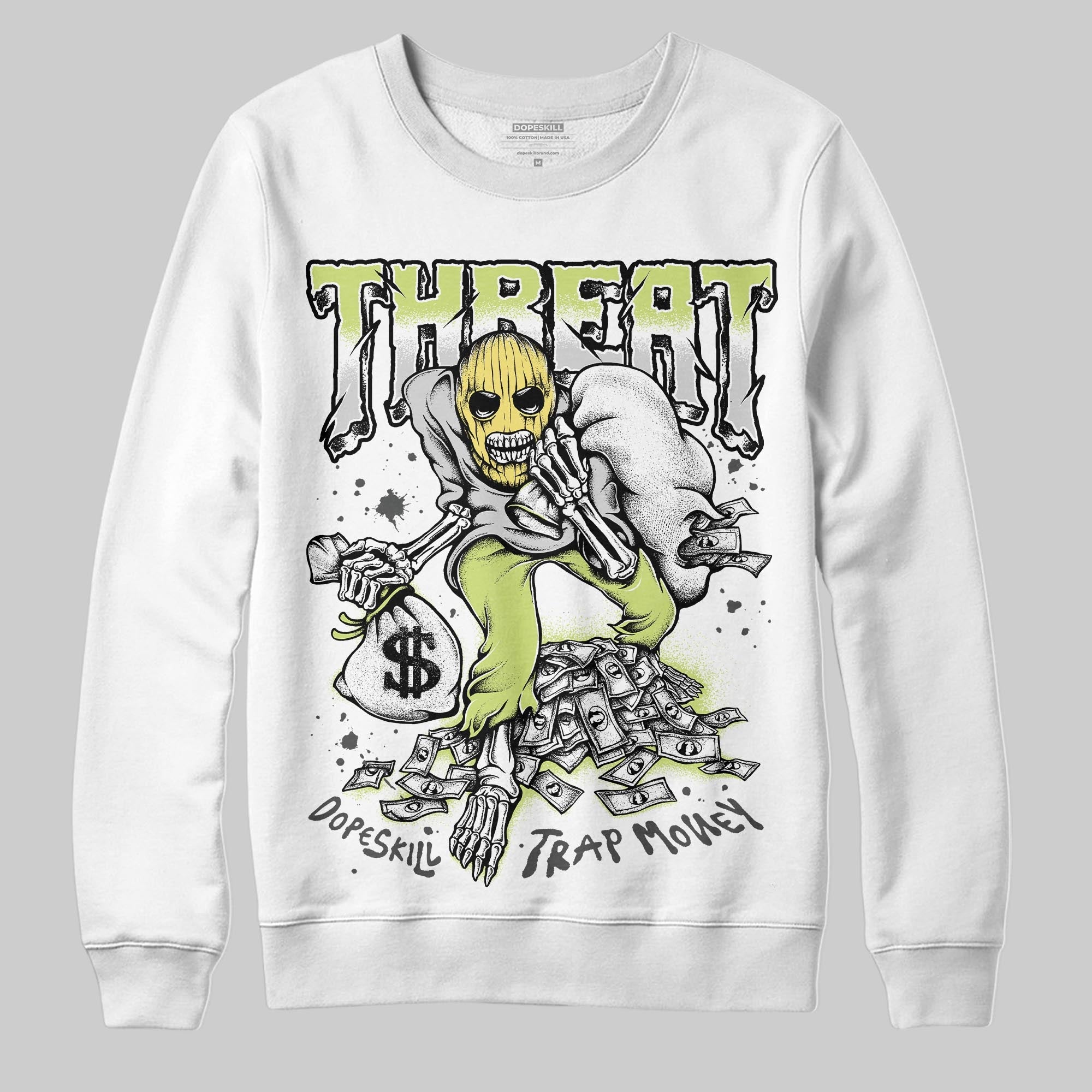 Light Lemon Twist 4s superstreetwear Sweatshirt Threat Graphic