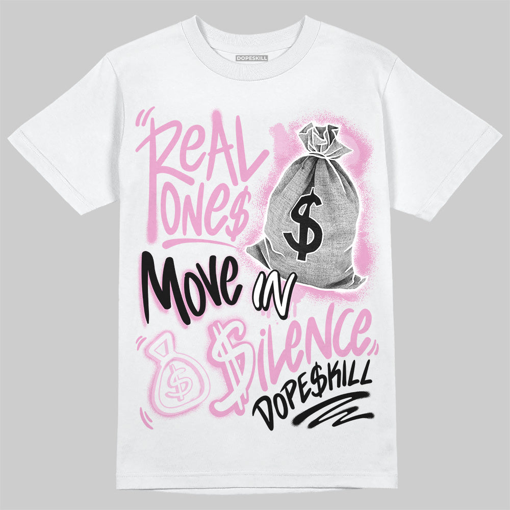 Orchid 4s superstreetwear T-Shirt Real Ones Move In Silence Graphic