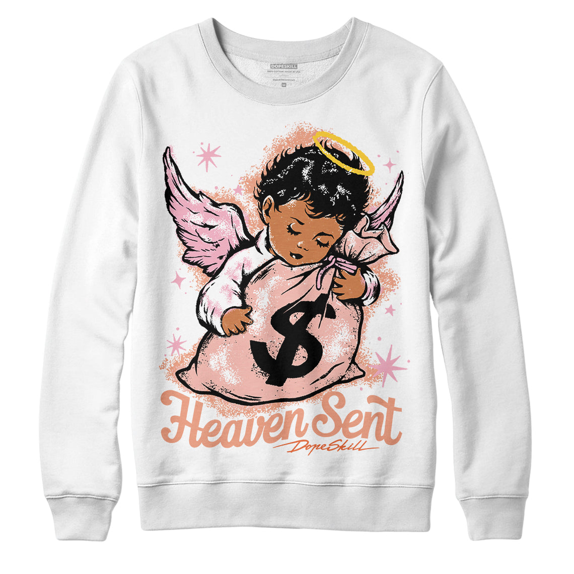 Legend Pink 11s superstreetwear Sweatshirt Heaven Sent Graphic
