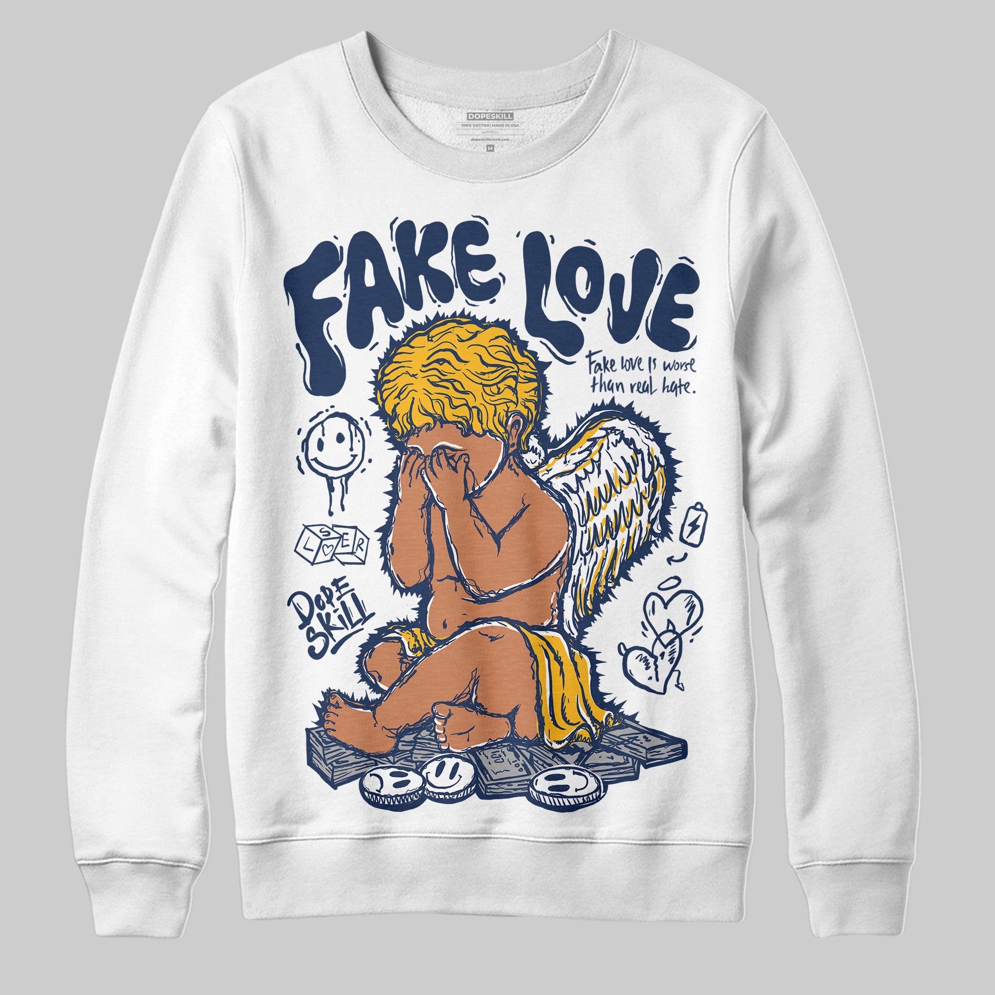 Retro Dunk From Above 4s superstreetwear Sweatshirt False Love Graphic