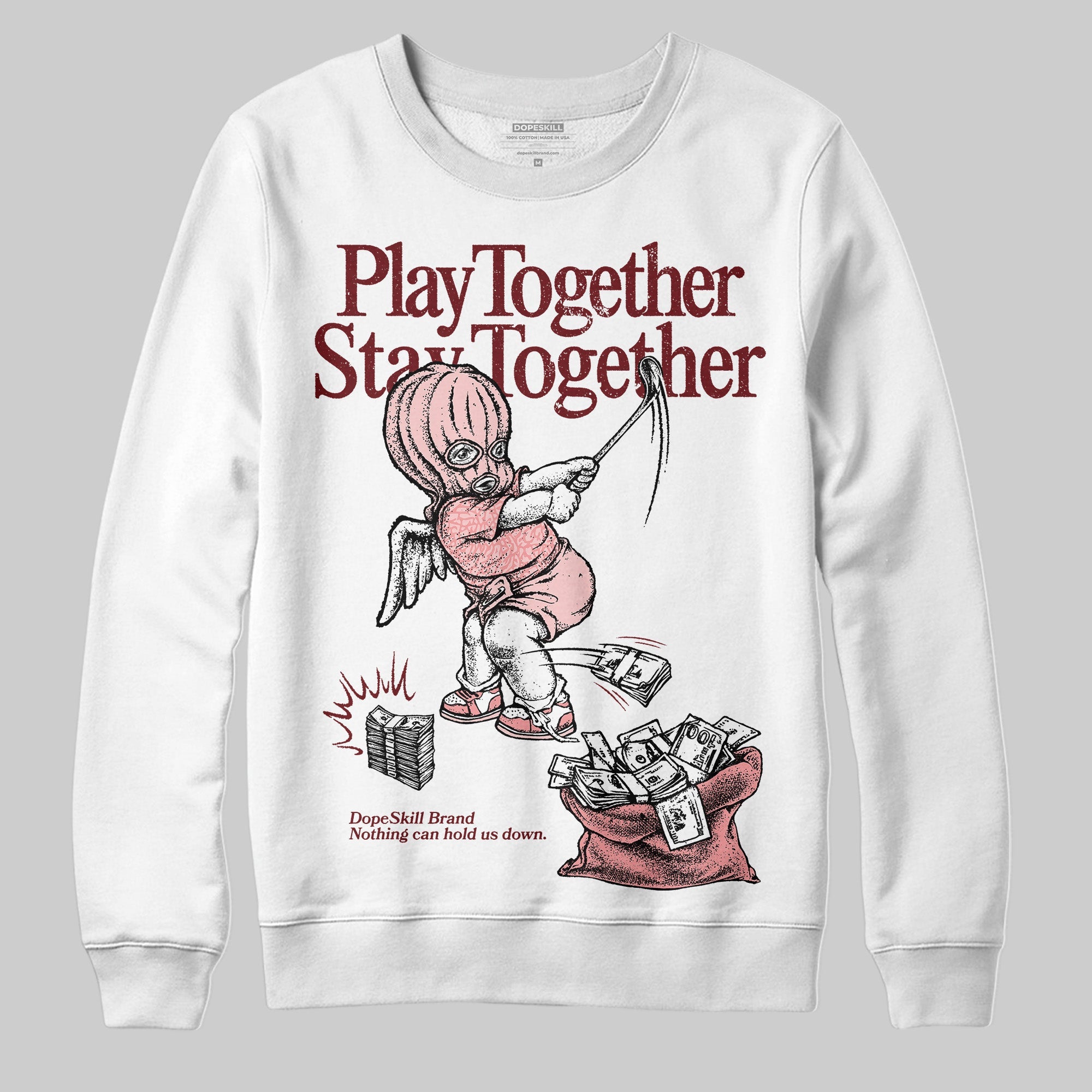 VALENTINE'S Day 3s superstreetwear Sweatshirt Play together,Stay together Graphic