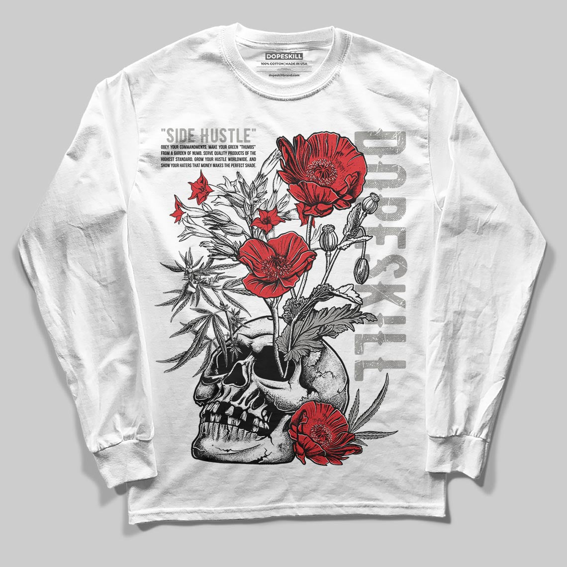 Pure Money 3s superstreetwear Long Sleeve T-Shirt Side Hustle Graphic
