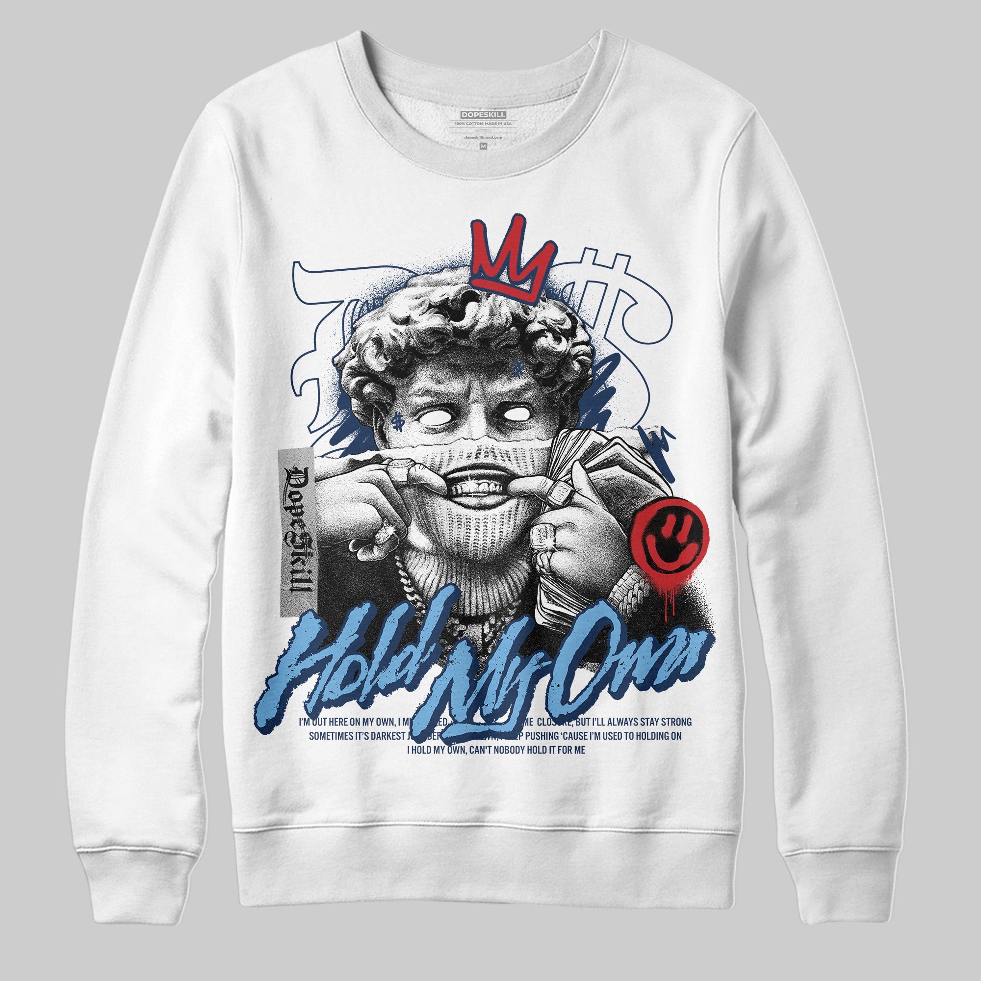 Summit White Navy 4s superstreetwear Sweatshirt In My Way Graphic