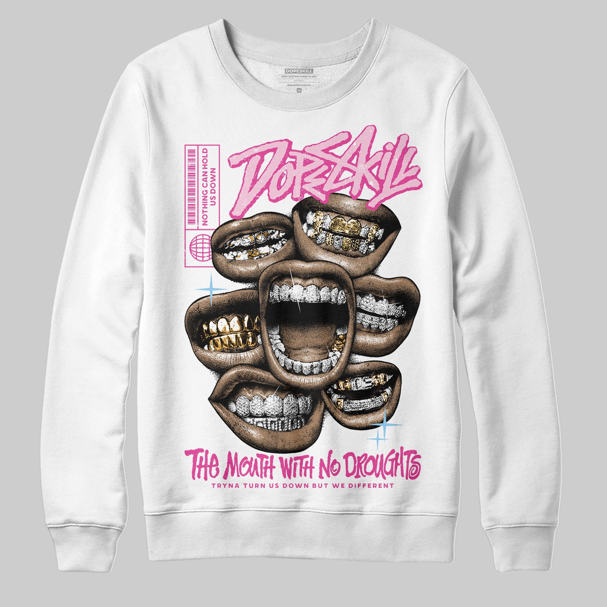 Doernbecher 6s superstreetwear Sweatshirt The Mouth With No Droughts Graphic