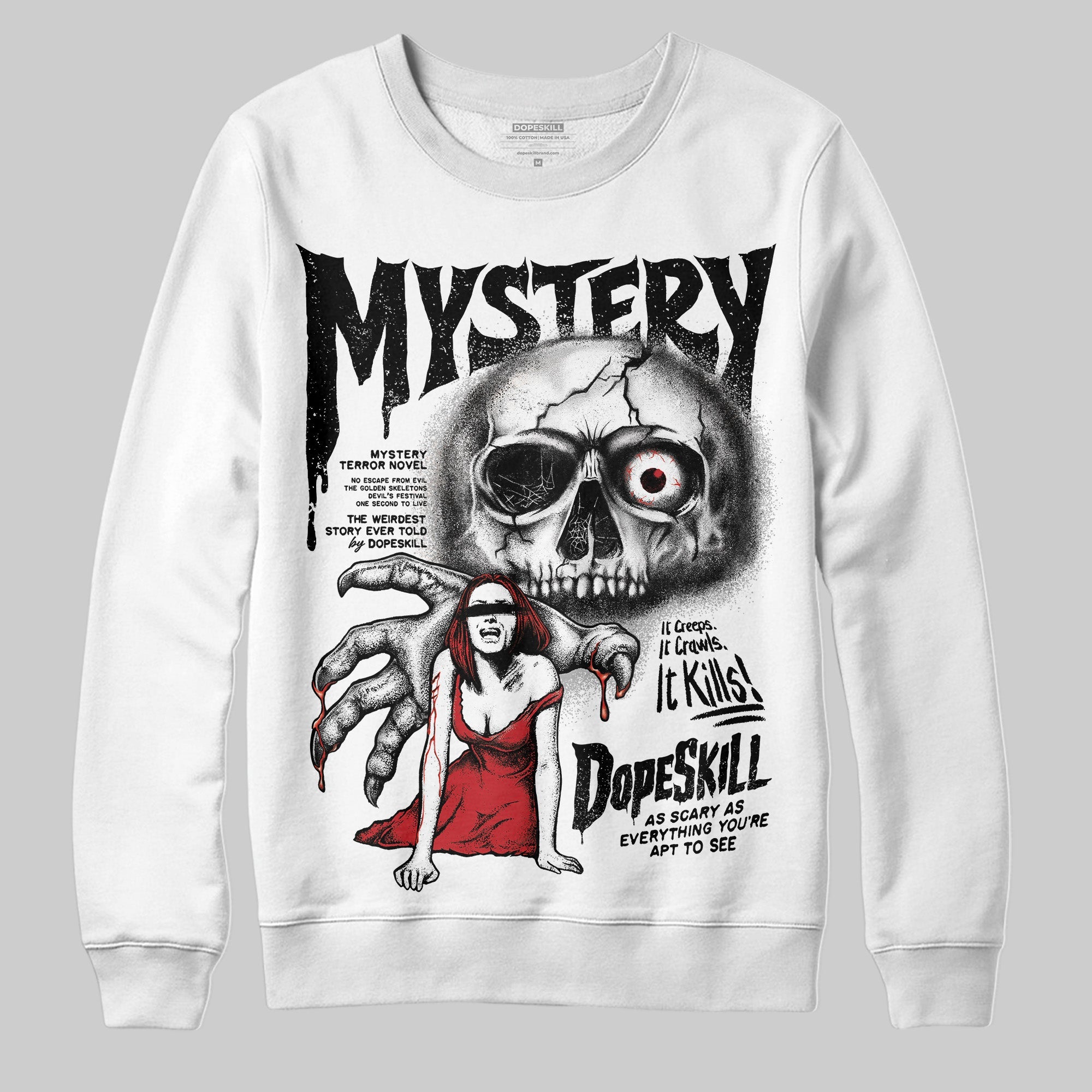 Bred Velvet 11s superstreetwear Sweatshirt Mystery Ghostly Grasp Graphic