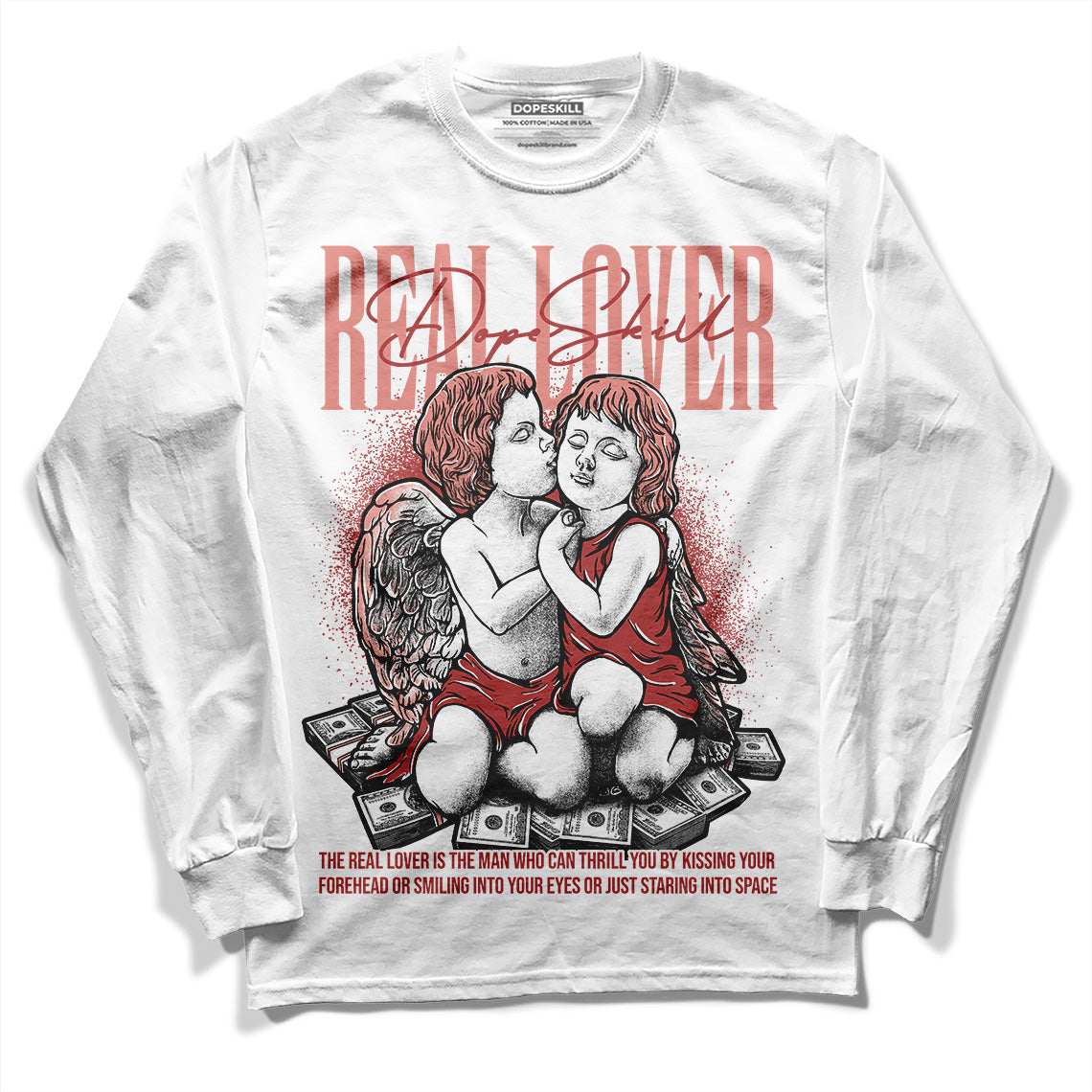 Dune Red 13s superstreetwear Long Sleeve T-Shirt Real Lover Graphic