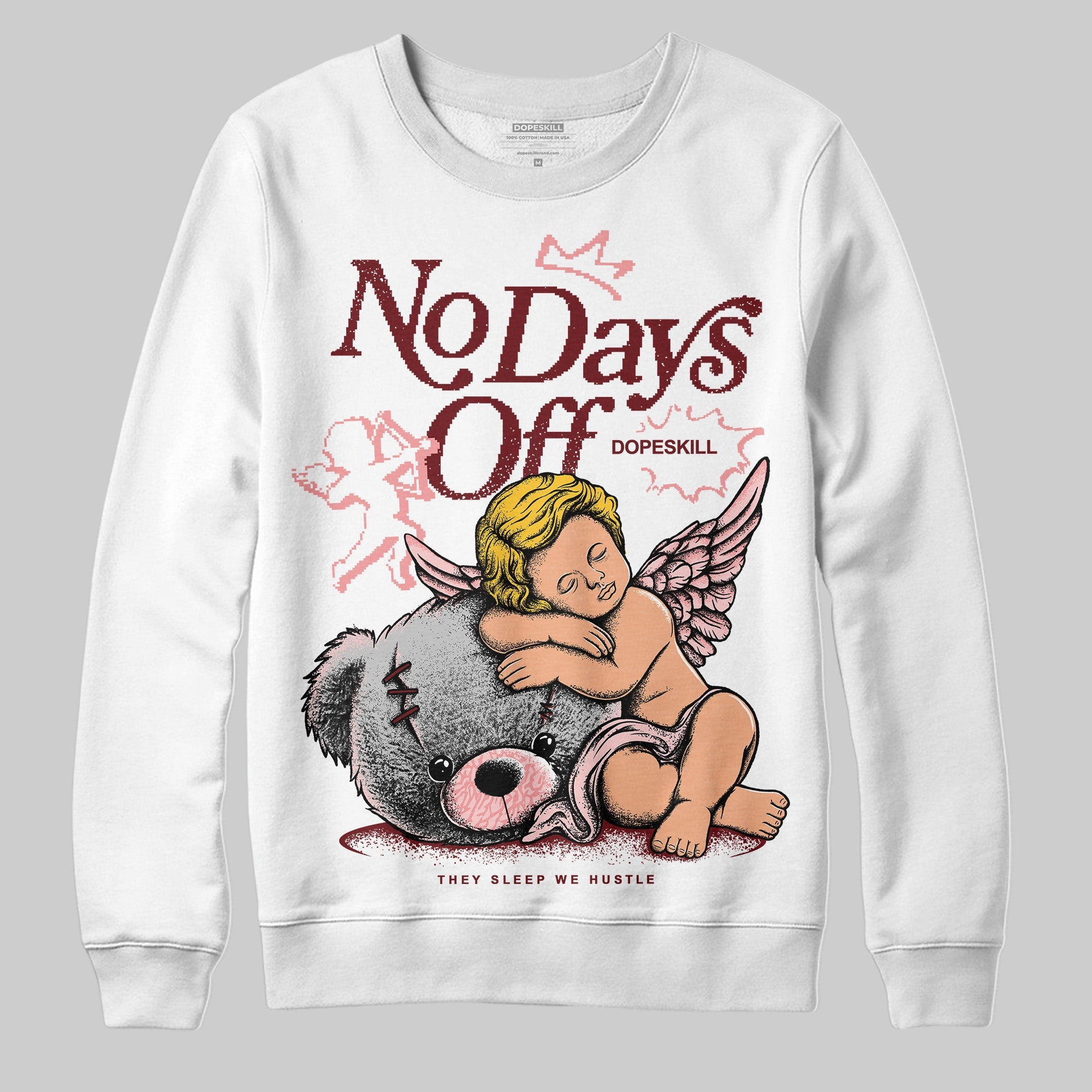 VALENTINE'S Day 3s superstreetwear Sweatshirt New No Days Off Graphic