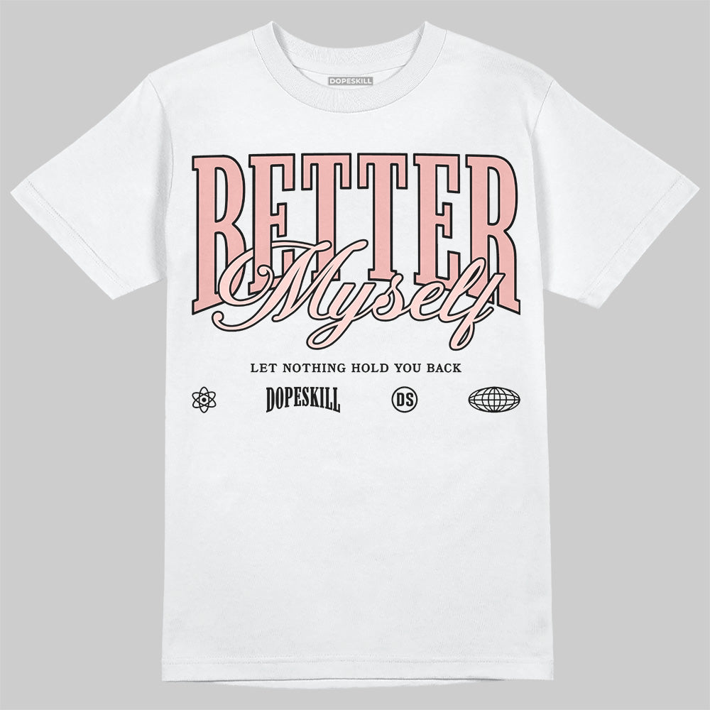 Leather Curb Glitter Pale Pink superstreetwear T-Shirt Better Myself Graphic