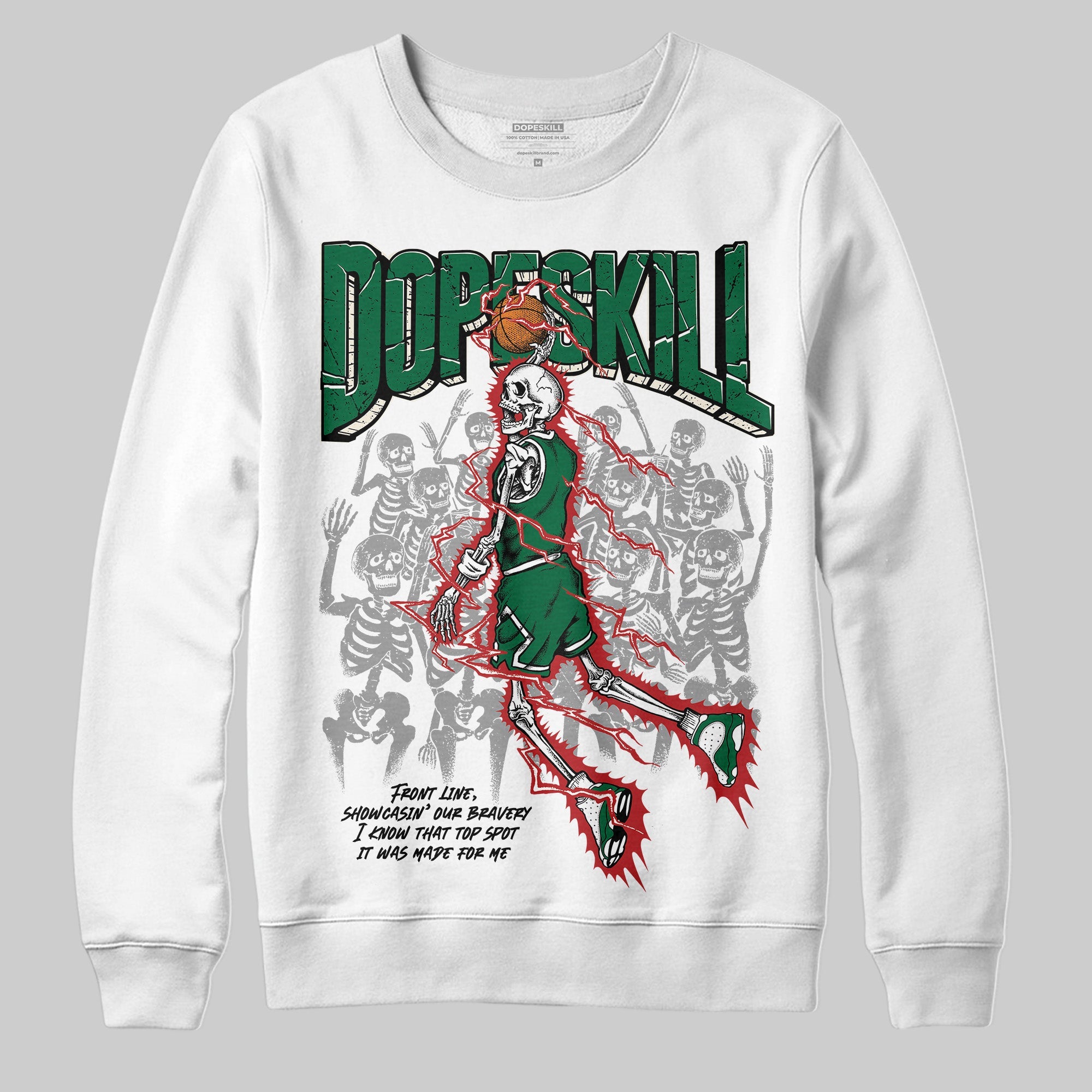 Pine Green 13s superstreetwear Sweatshirt Thunder Dunk Graphic