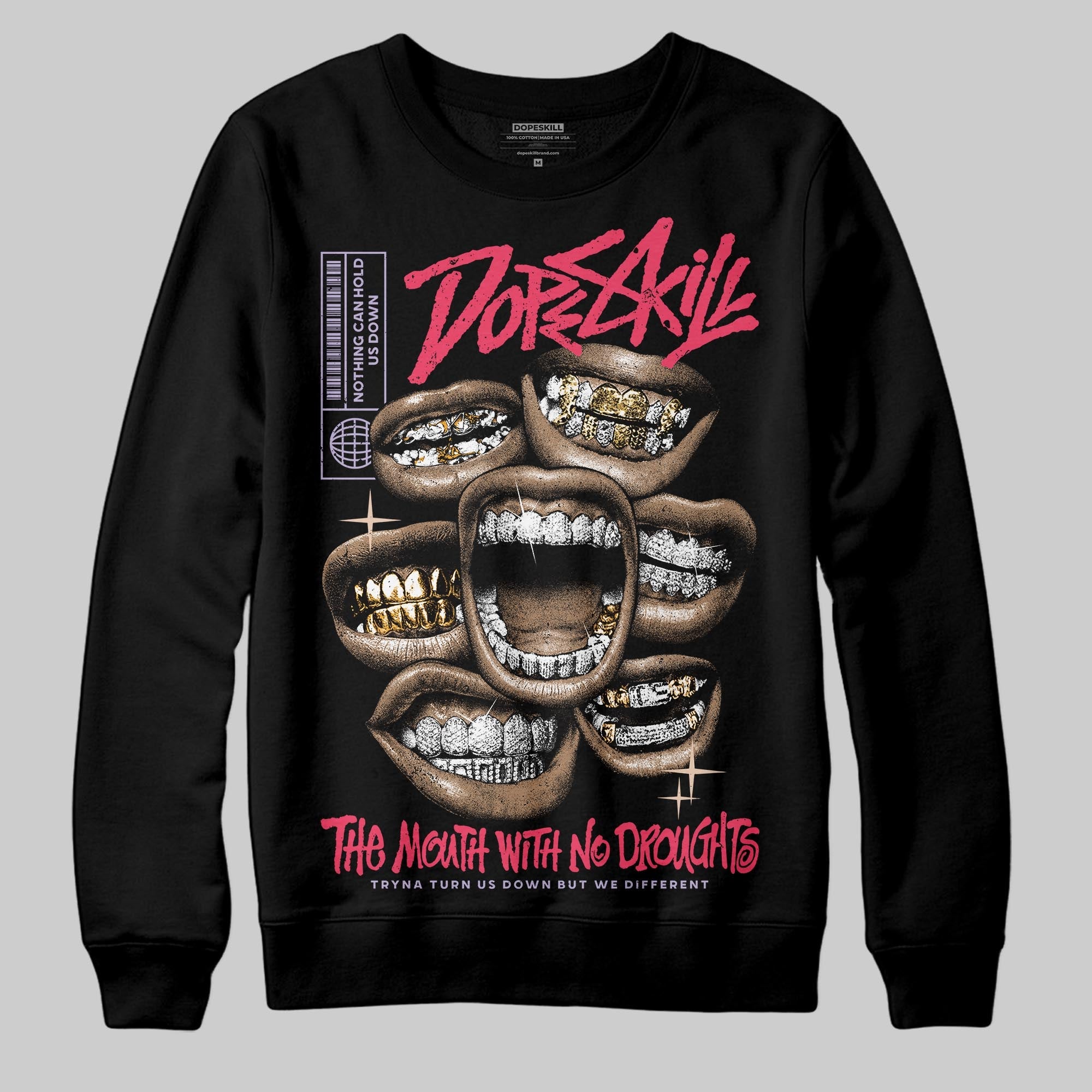 Peanut Butter Jelly 5s superstreetwear Sweatshirt The Mouth With No Droughts Graphic