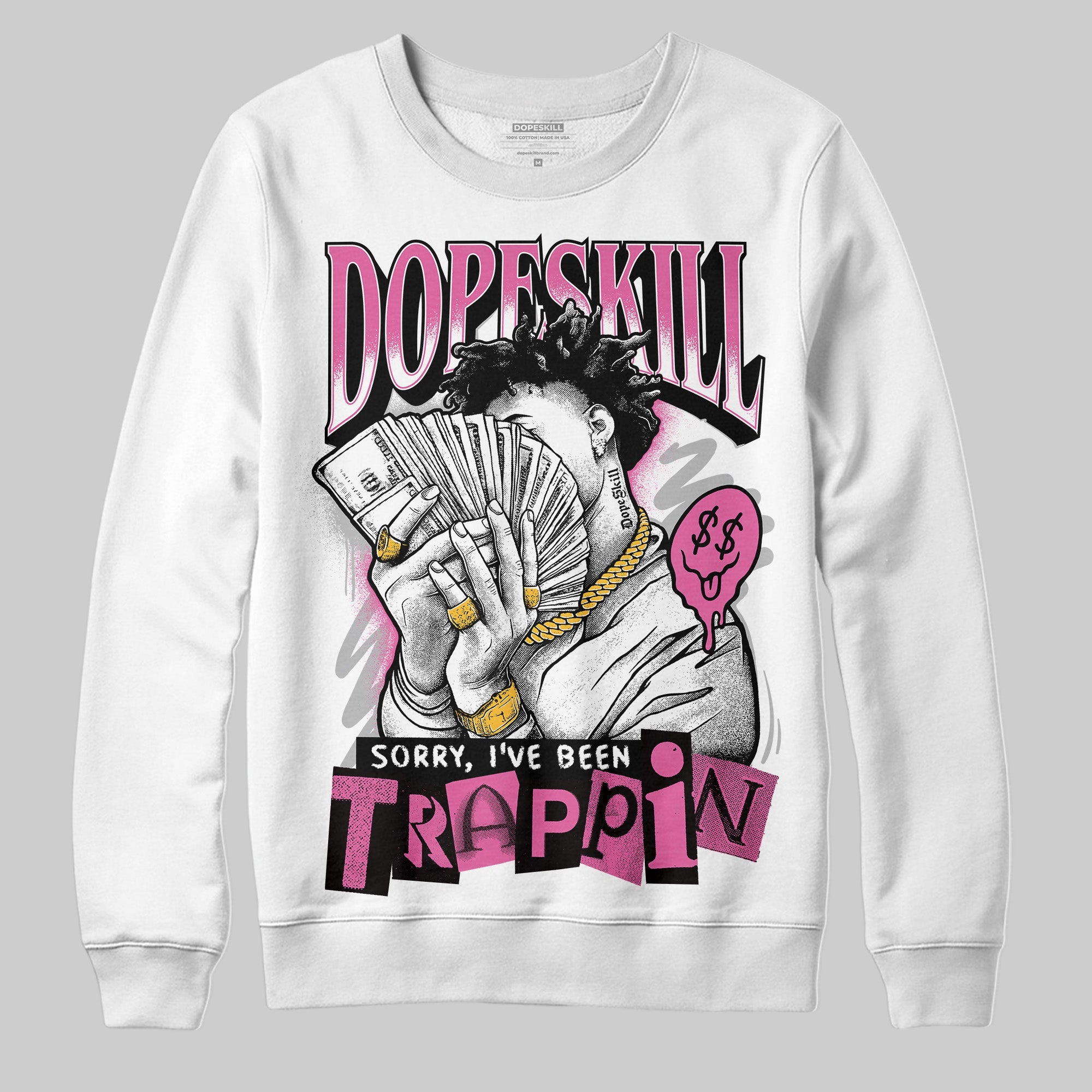 Kayano 14 Cream Sweet Pink superstreetwear Sweatshirt Sorry I've Been Trappin Graphic