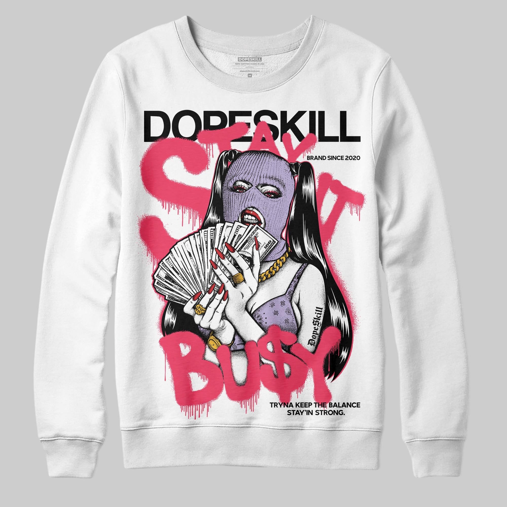 Peanut Butter Jelly 5s superstreetwear Sweatshirt Stay It Busy Graphic